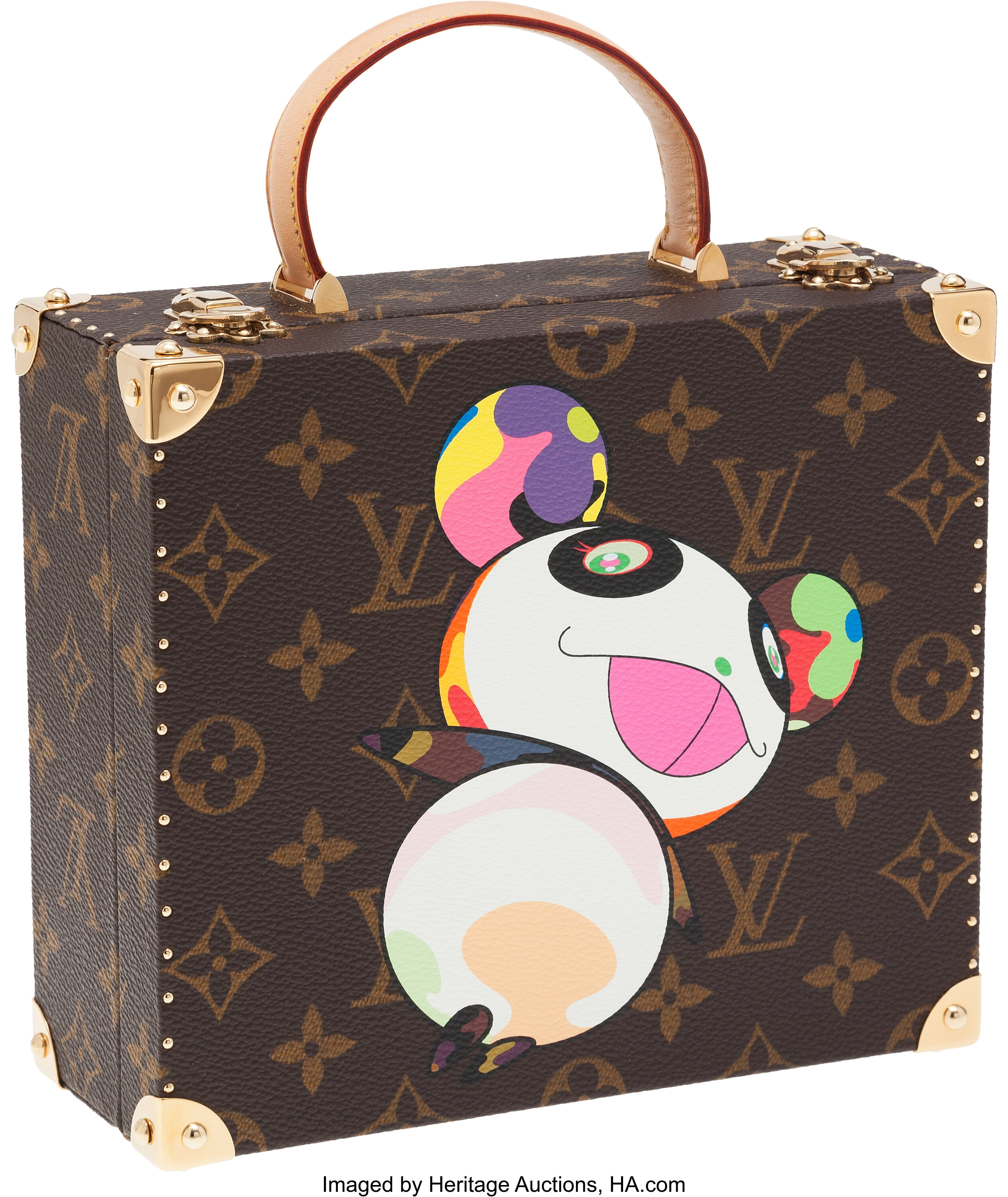 LOUIS VUITTON LV HAND TAKASHI MURAKAMI JEWELRY BOX HANDBAG M92477 66859