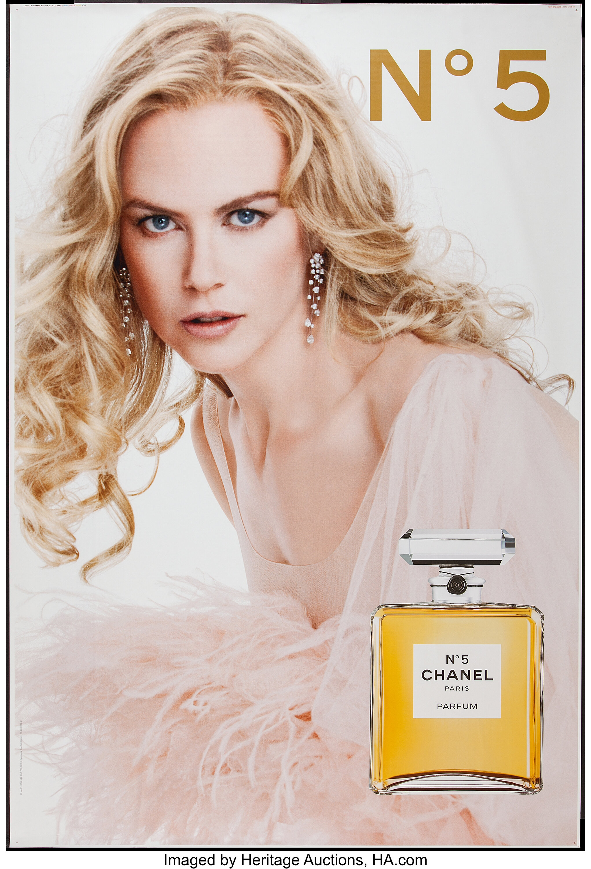 Nicole Kidman Chanel No. 5 Poster (Chanel, 2004). Advertising, Lot #54006