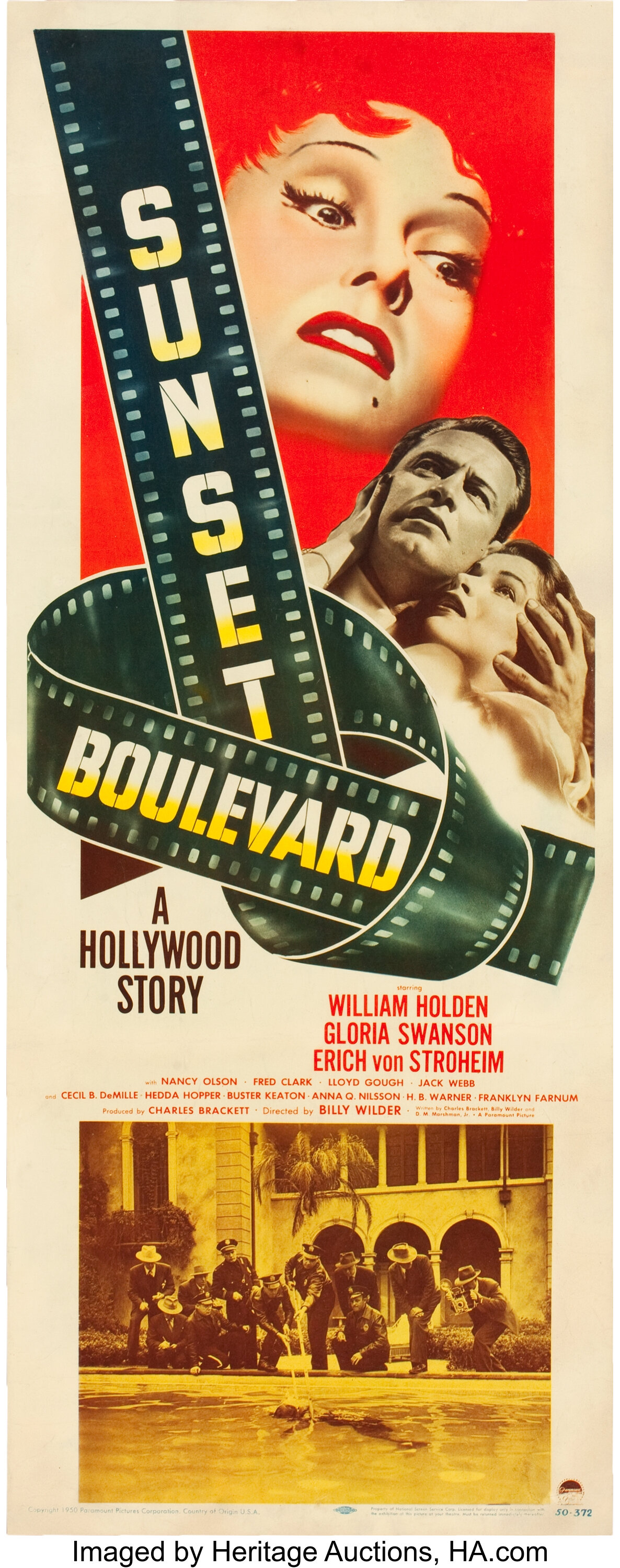 Sunset Boulevard (Paramount, 1950). Insert (14