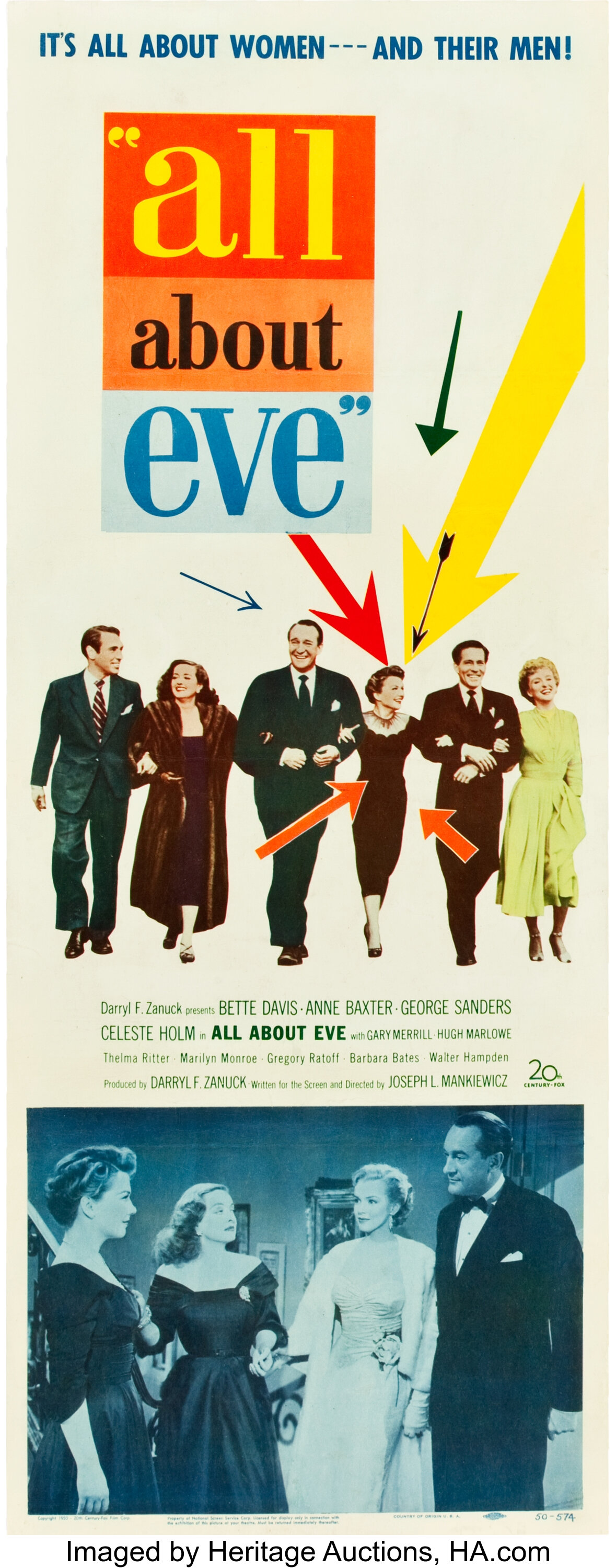 All About Eve (20th Century Fox, 1950). Insert (14