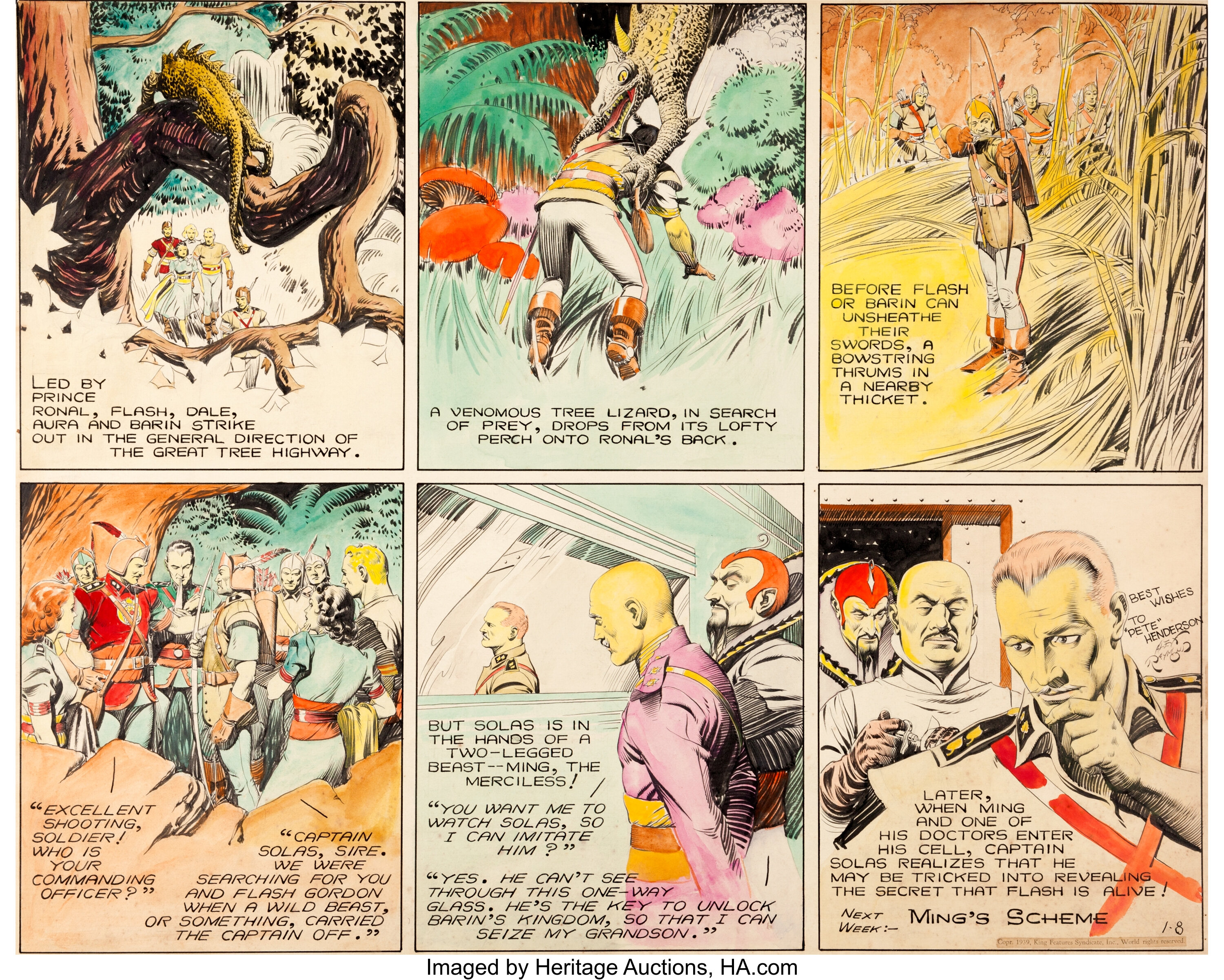 flash gordon comic strip