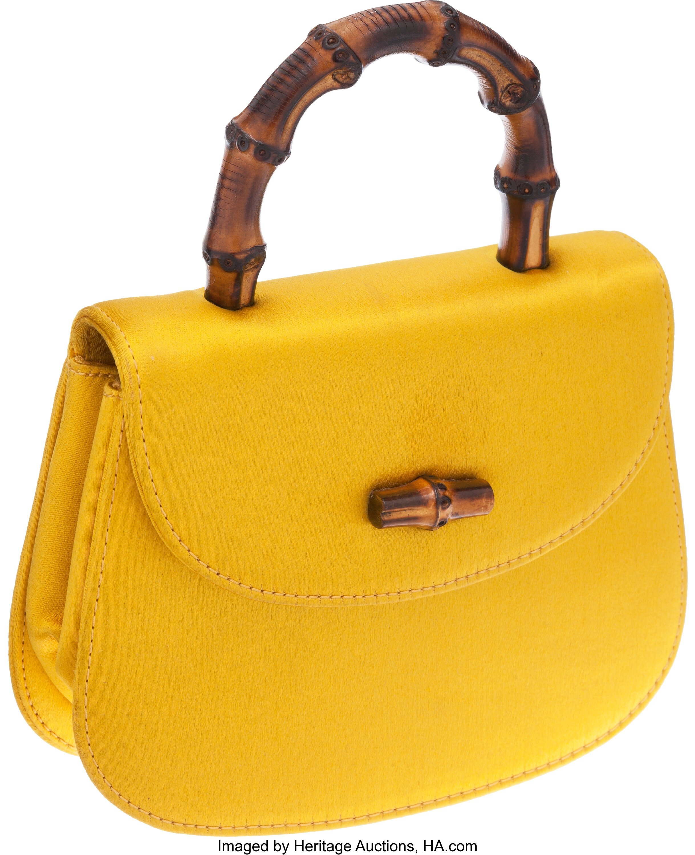 Gucci bag with 2025 yellow handle