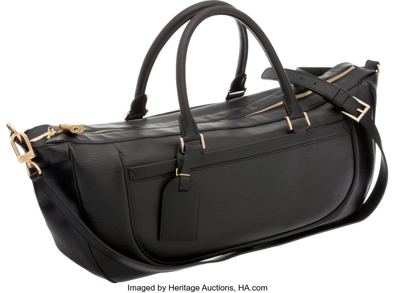 Special Edition Louis Vuitton Epi Black Leather Luggage