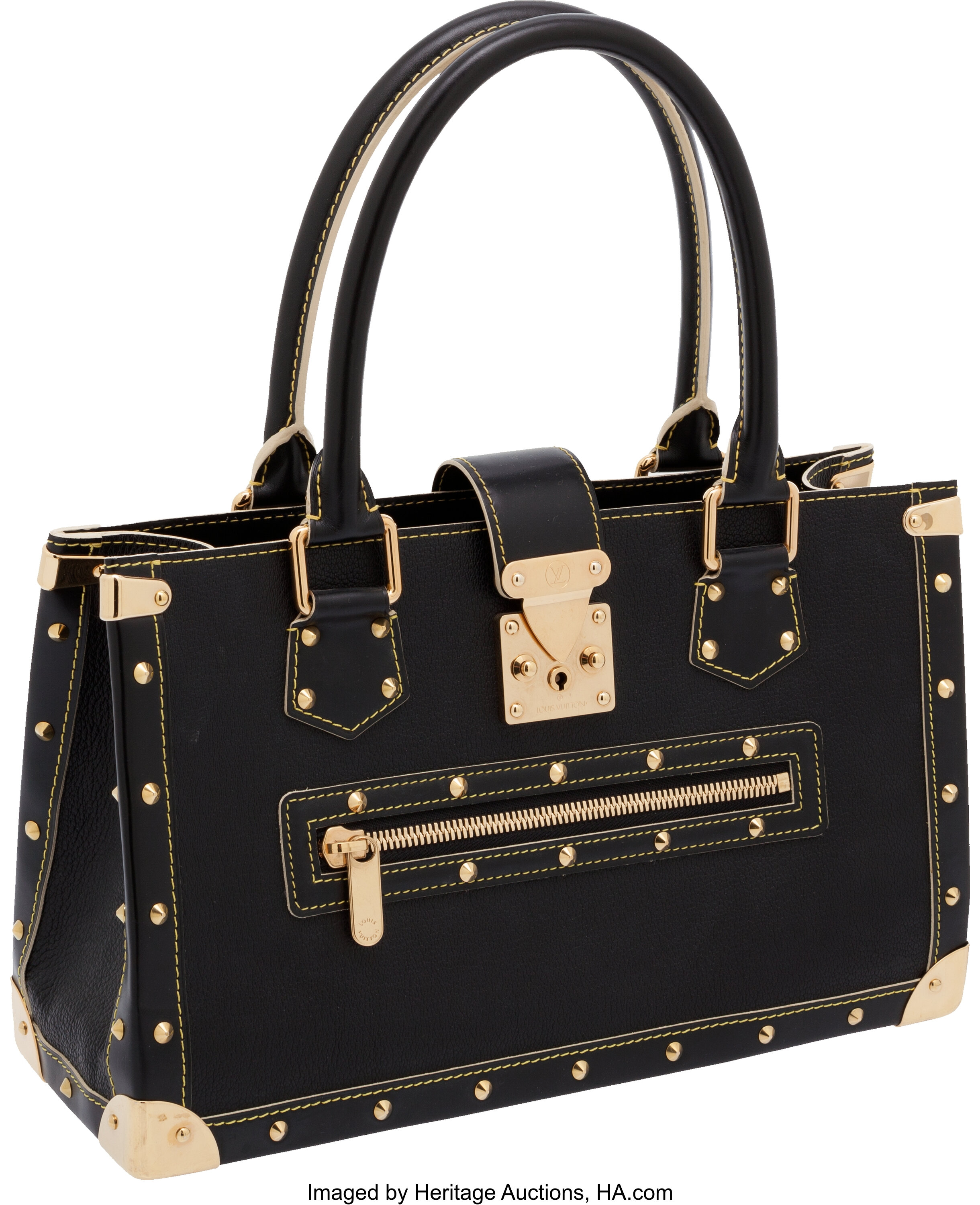 Sold at Auction: Louis Vuitton, LOUIS VUITTON Black Suhali Le Fabuleux  Handbag