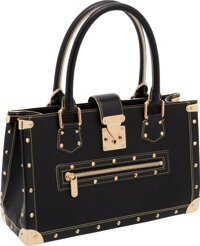 Louis Vuitton Limited Edition Black Monogram Collage Lutece Bag