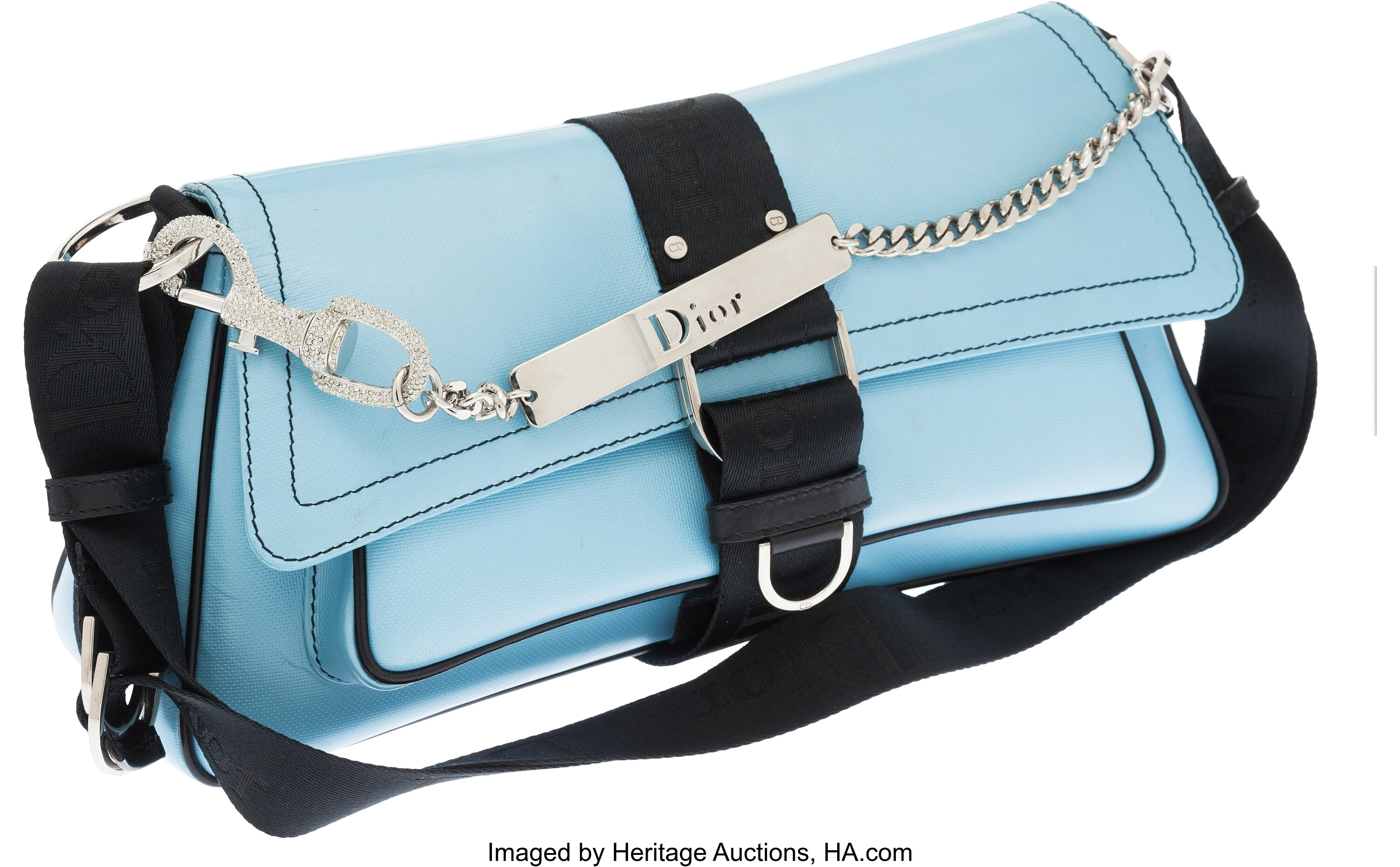 Christian Dior Vintage Blue Leather Crossbody Bag – Amarcord Vintage Fashion