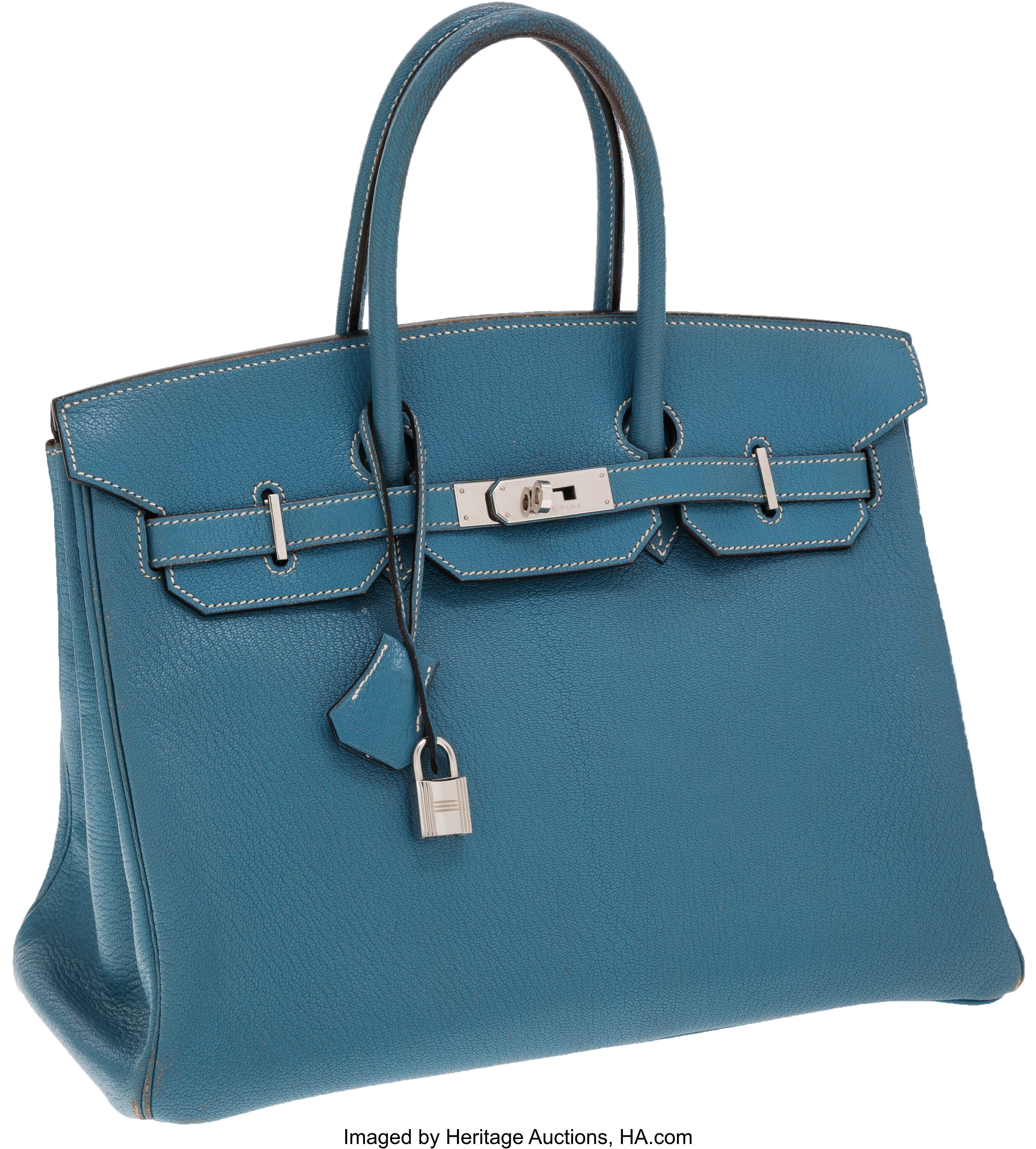 Hermes Birkin Blue Jean 35cm, Togo with Palladium Hardware