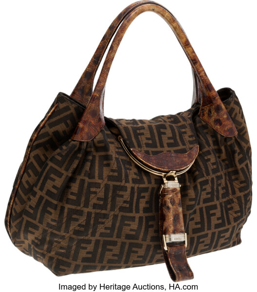 Sold at Auction: Vintage Fendi monogram shoulder bag