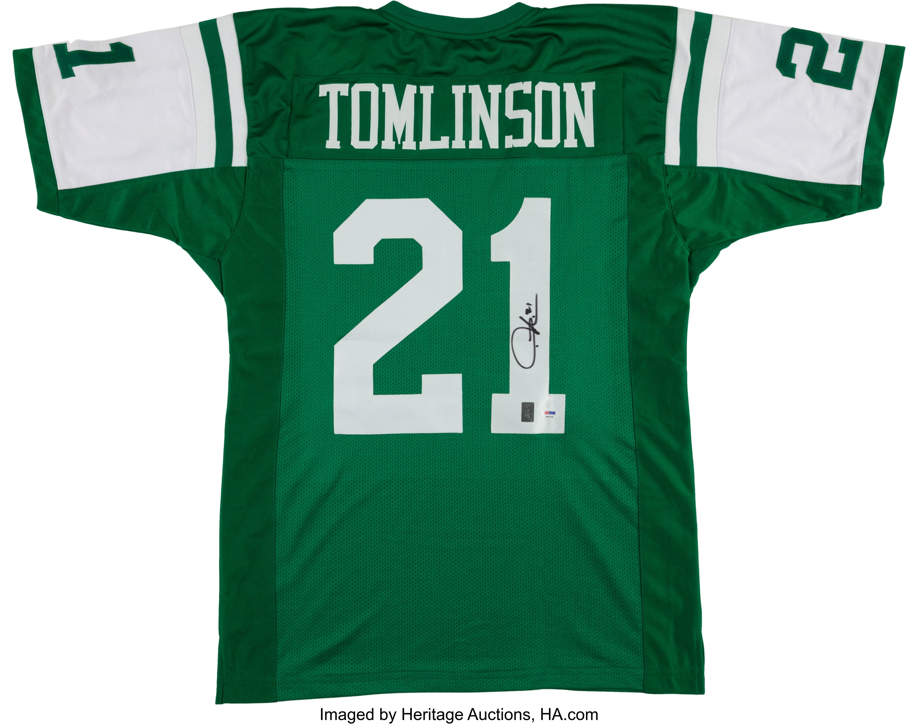 LaDainian Tomlinson Signed New York Jets Jersey.  Football