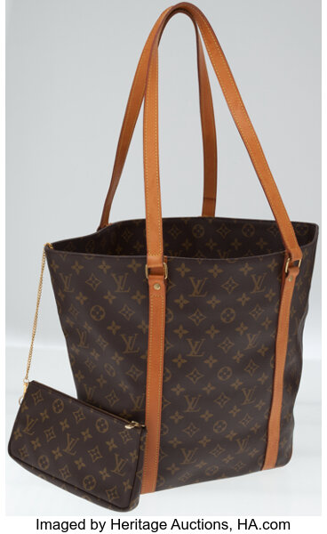 LOUIS VUITTON Monogram Sac Shopping Tote Bag