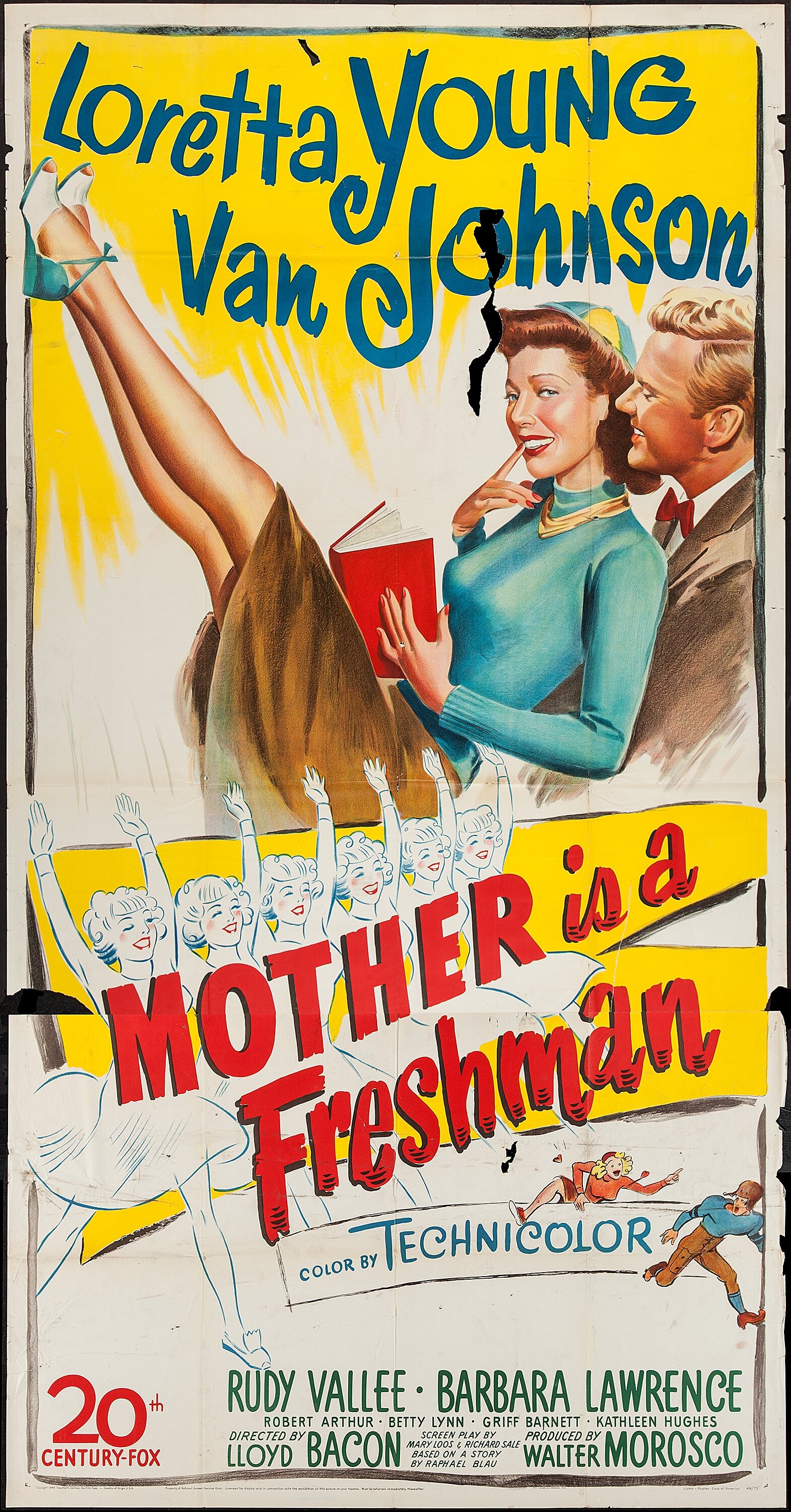 Mother is a Freshman (20th Century Fox, 1949). Three Sheet (41" X | Lot  #51349 | Heritage Auctions