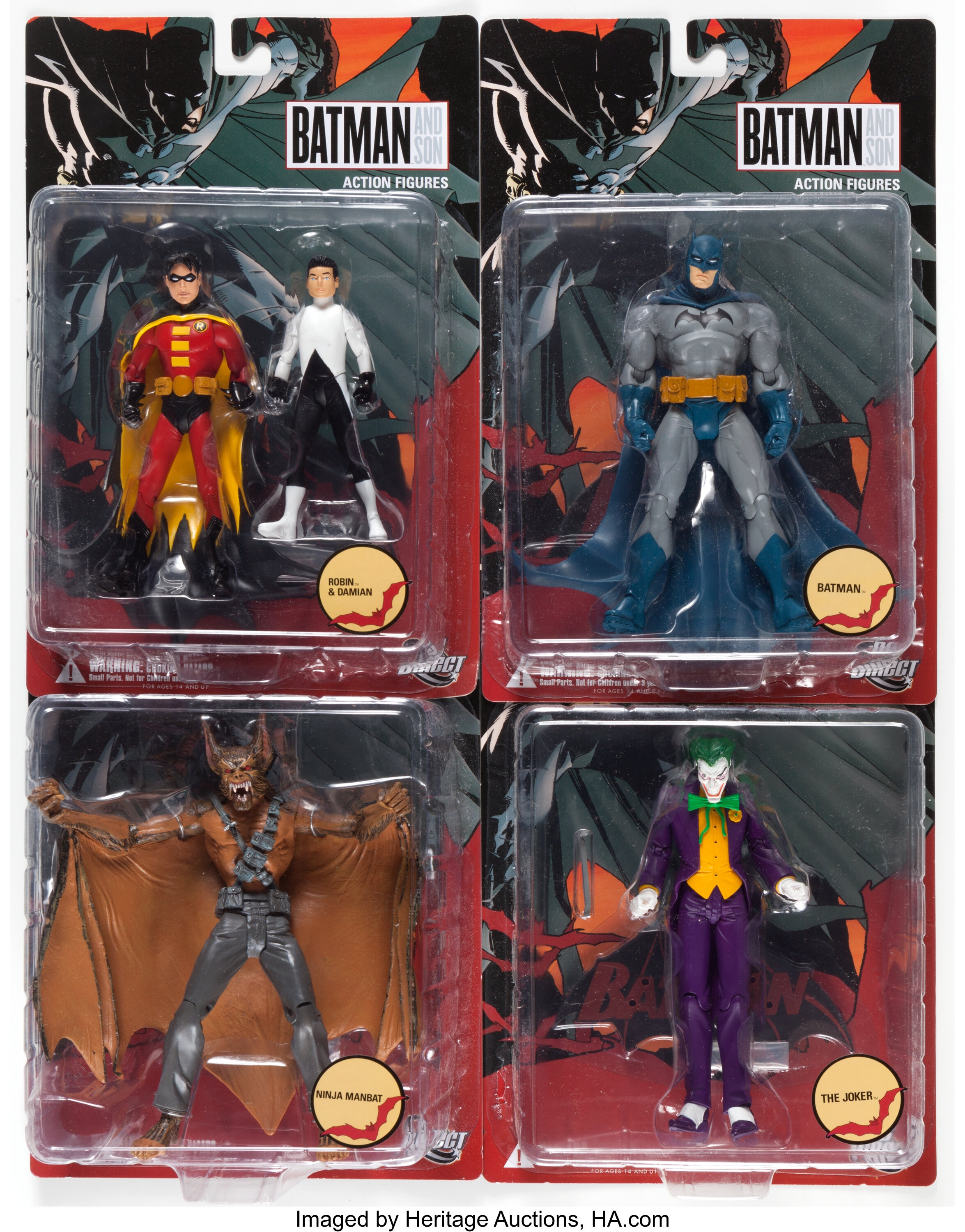 Batman and Son Action Figure Group (DC Direct, 2007).... (Total: 4 | Lot  #12639 | Heritage Auctions
