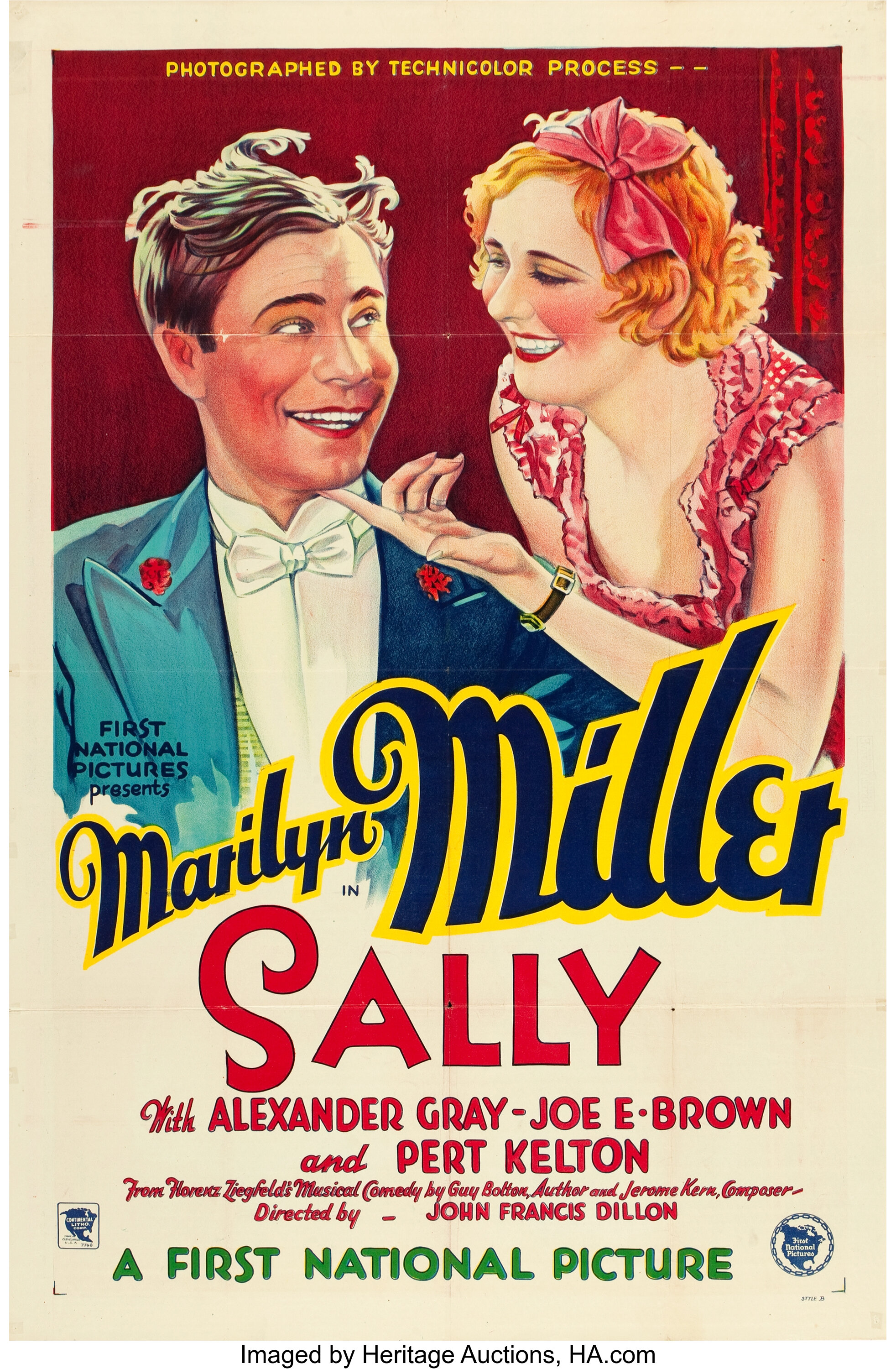 Sally (First National, 1929). One Sheet (27