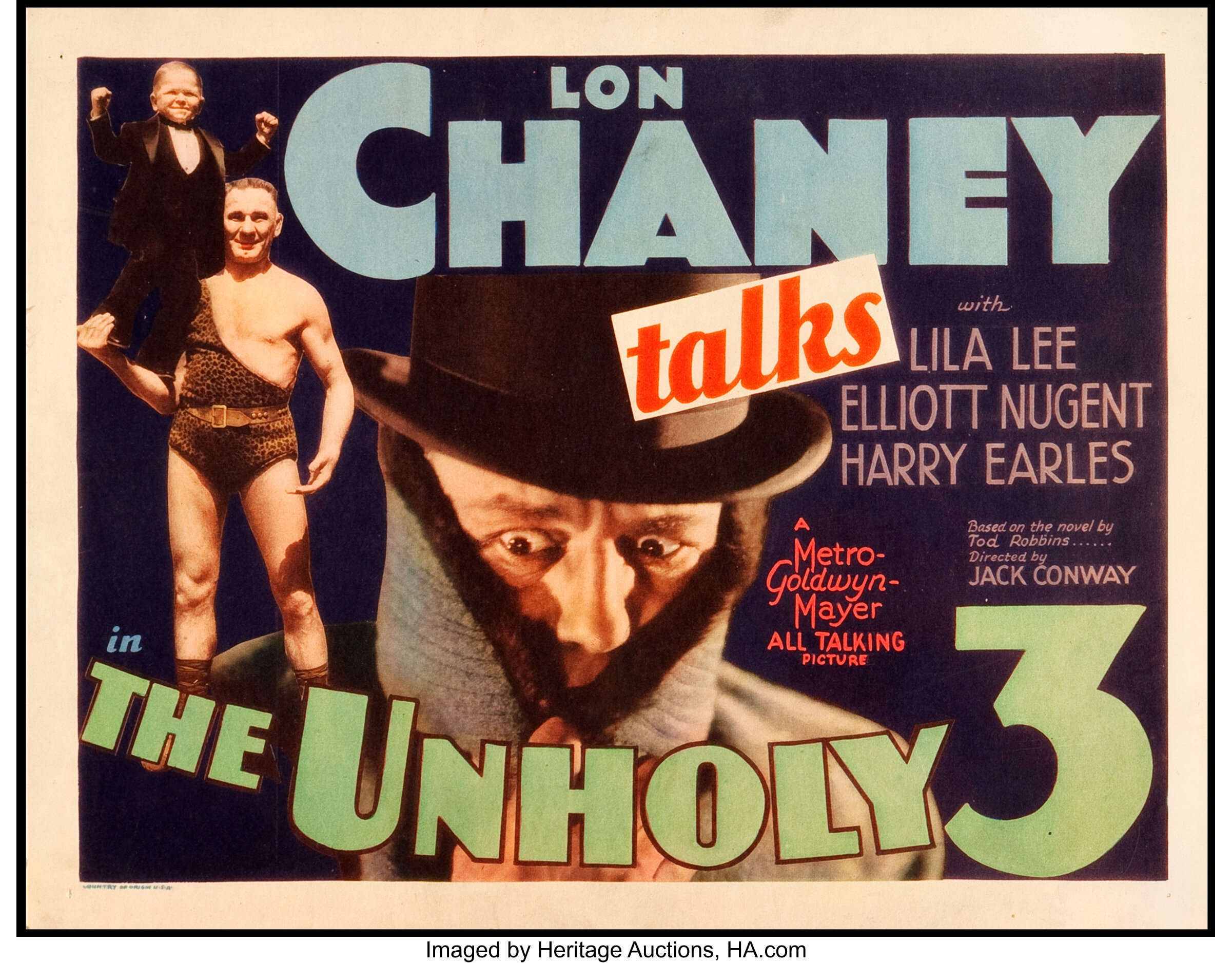 The Unholy Three Mgm 1930 Title Lobby Card 11 X 14 Lot 83292 Heritage Auctions