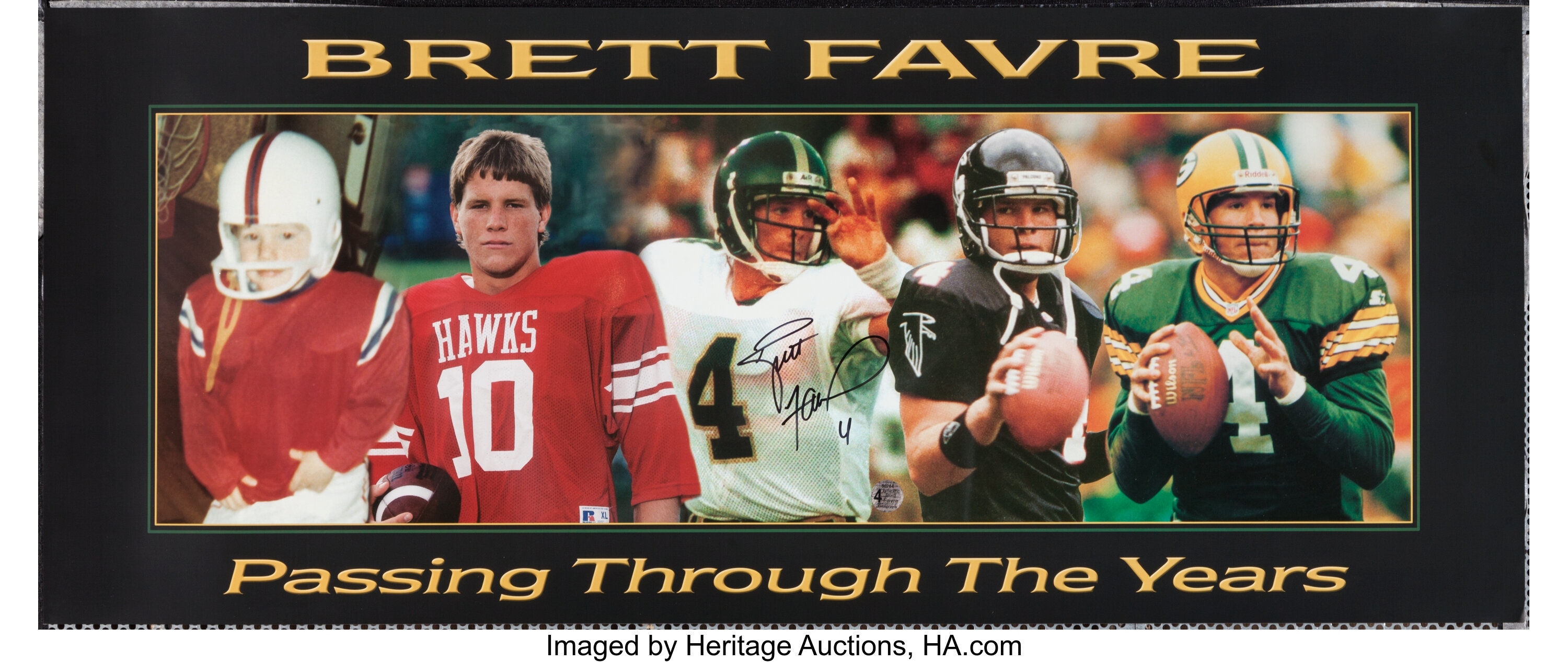 BRETT FAVRE: THROUGH THE YEARS