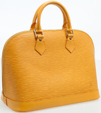 Louis Vuitton Pochette Accessories Epi 24 Yellow Leather Crossbody Bag  Auction