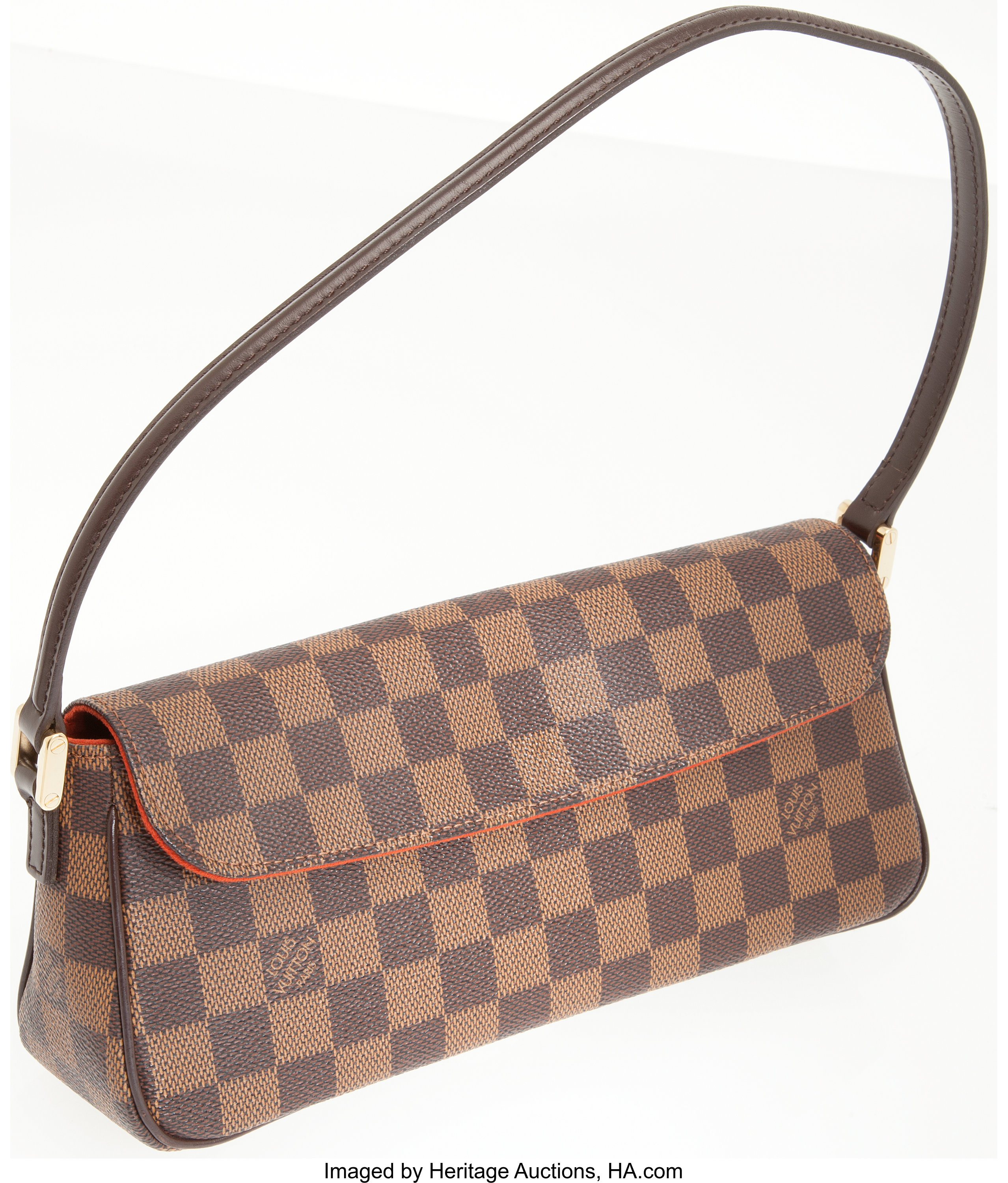 Louis Vuitton Durable Damier Ebene Shoulder Bag With Adjustable