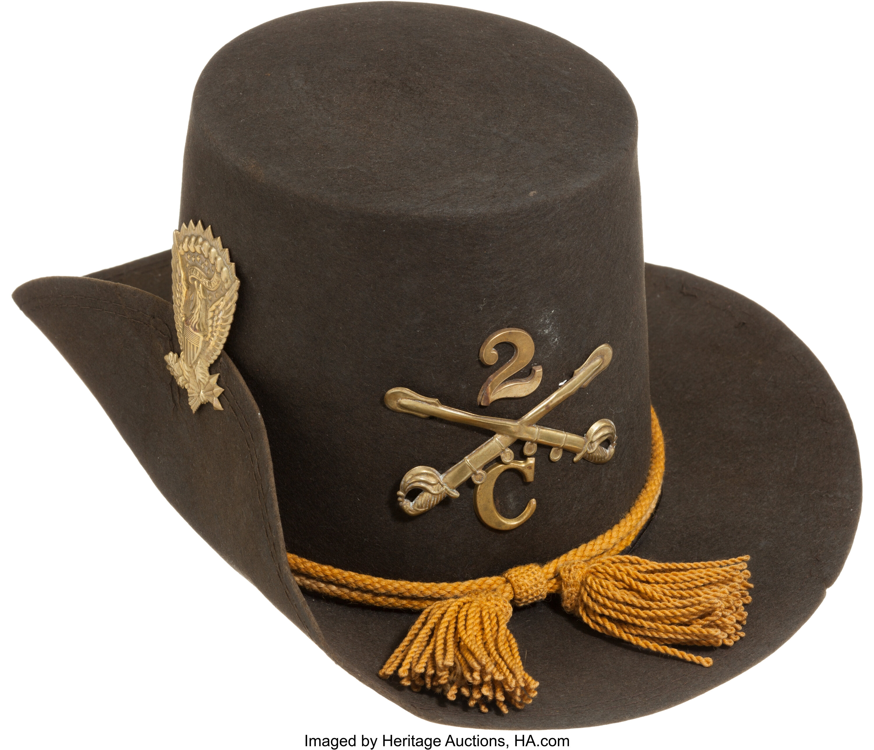 Superb and Complete Cavalryman's Hardee Hat... Military & Patriotic ...