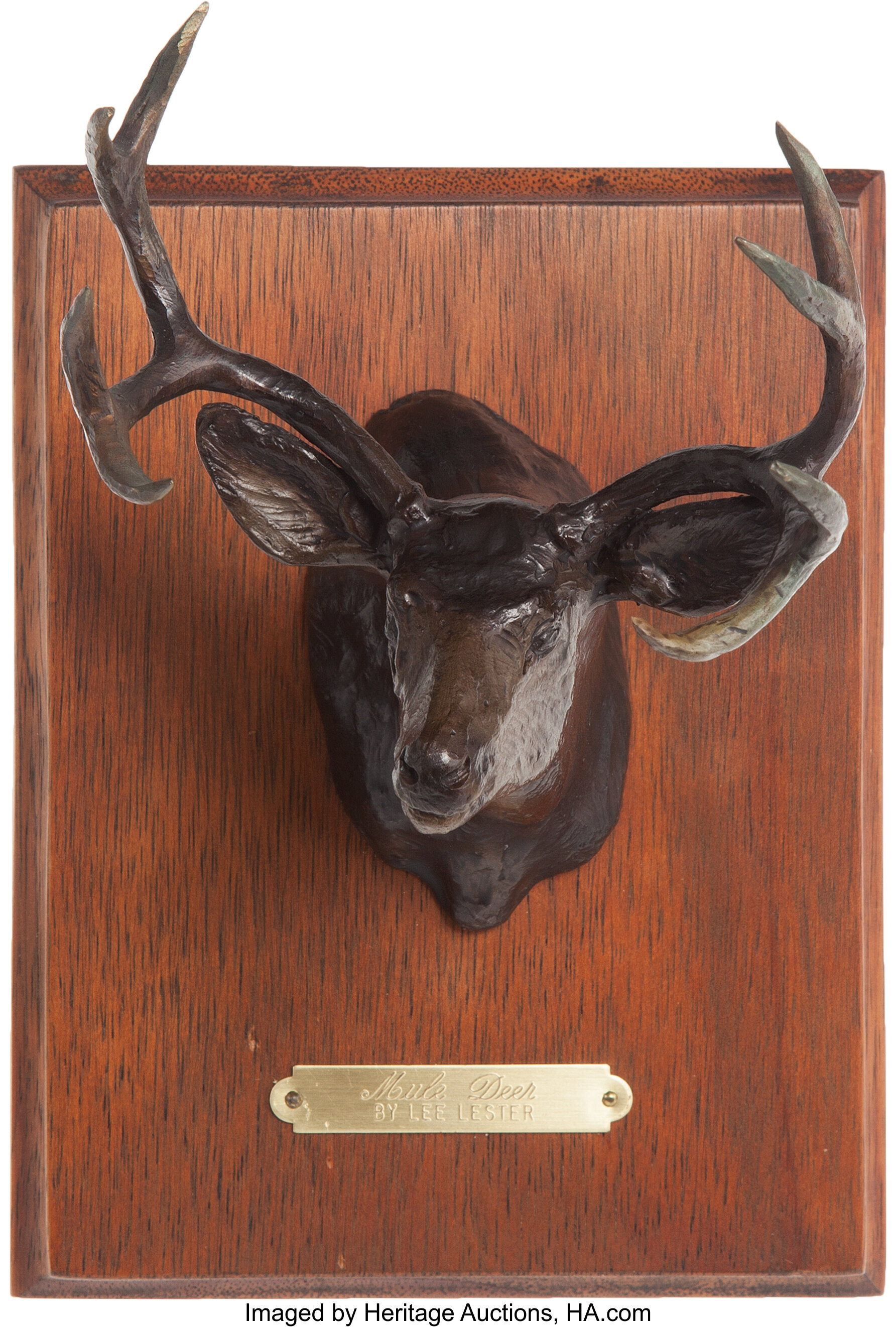 Limited Edition Mule Deer Bronze by Lee Lester.... Long Guns Bolt