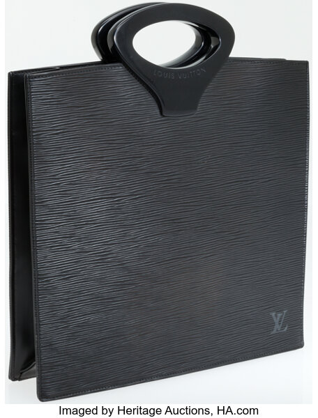 Louis Vuitton Black Epi Leather Ombre Tote Bag.  Luxury