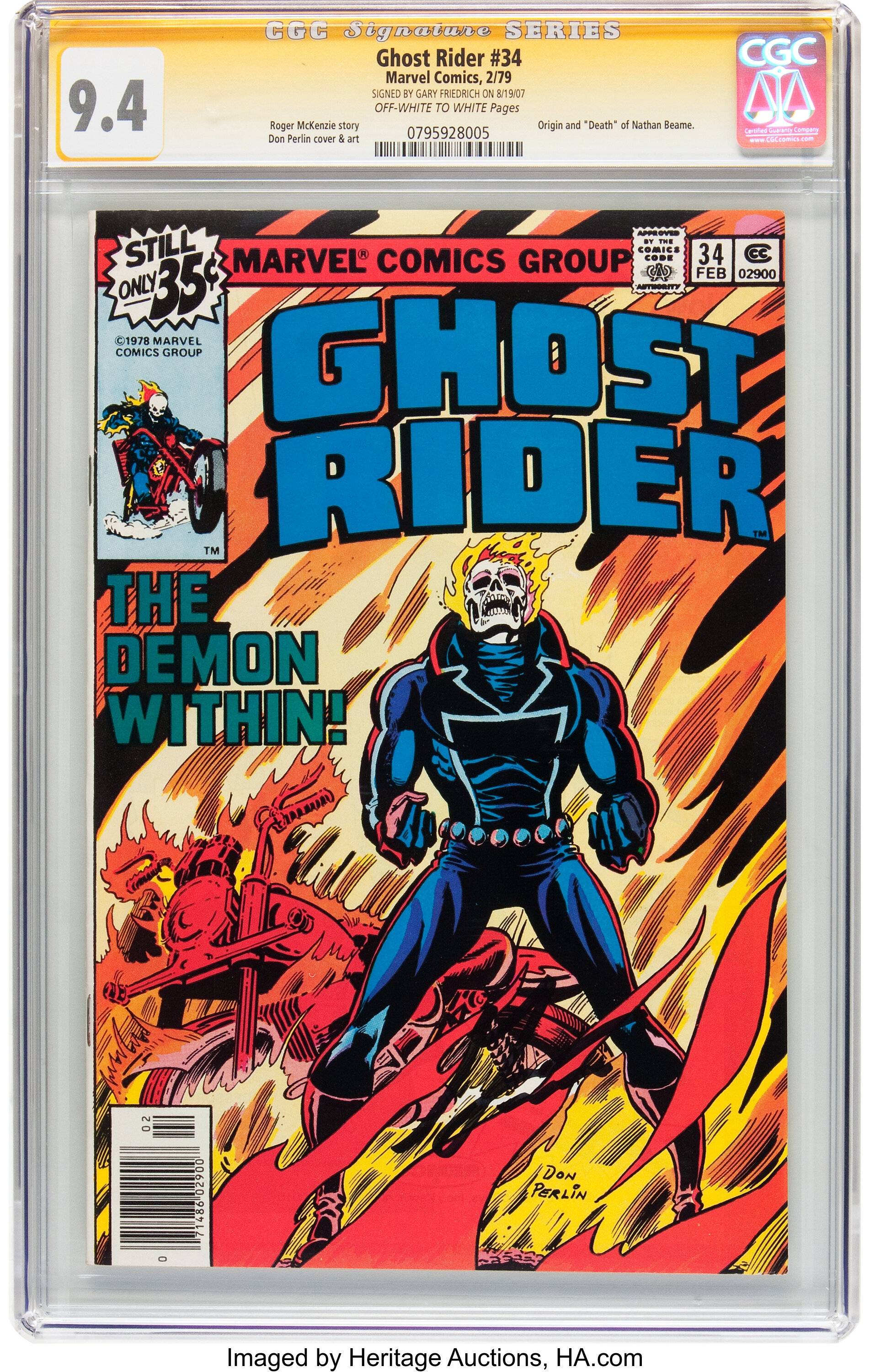 How Much Is Ghost Rider #34 Worth? Browse Comic Prices | Heritage Auctions