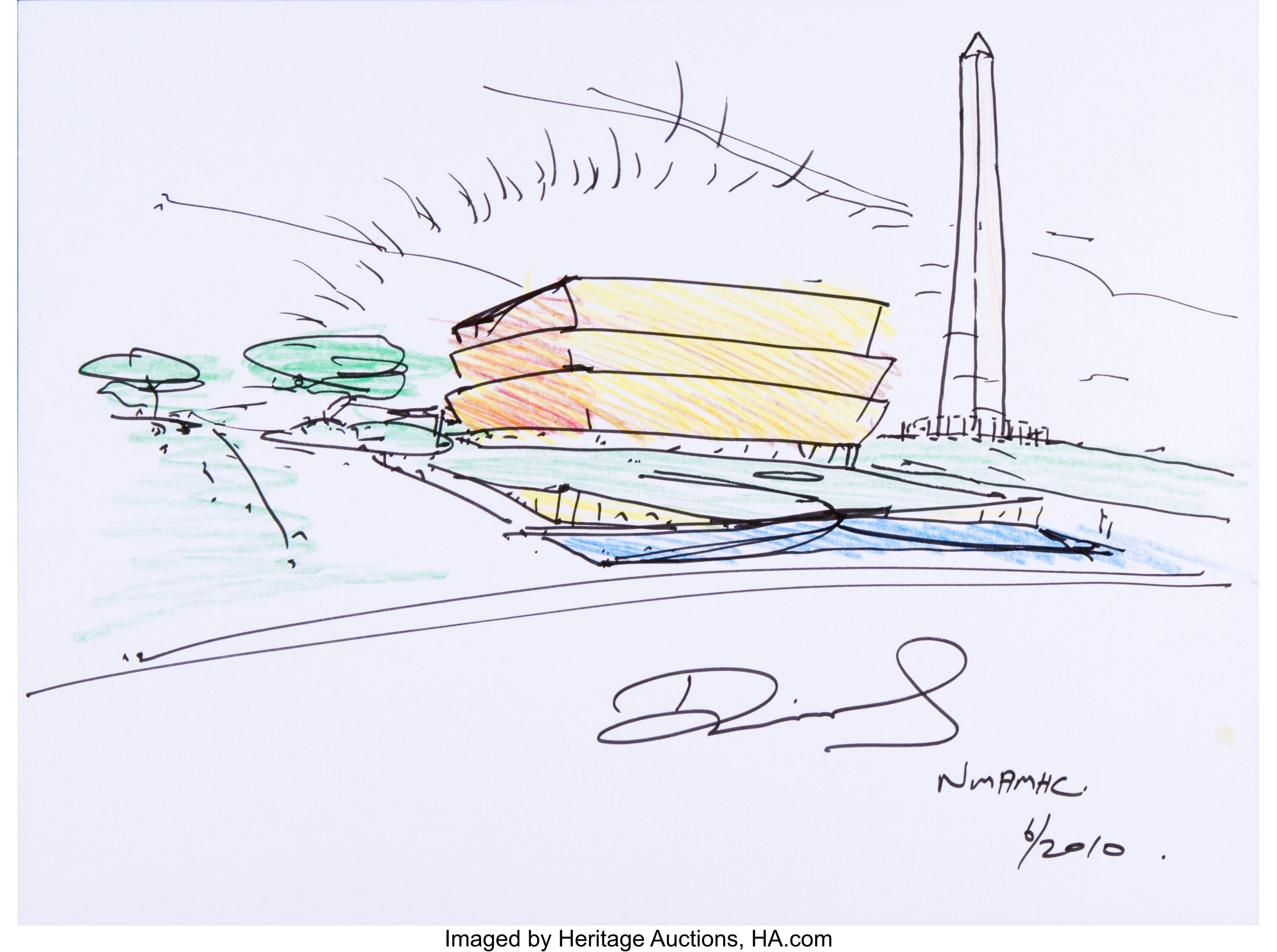 David Adjaye Architect S Doodle For Hunger Benefitting St