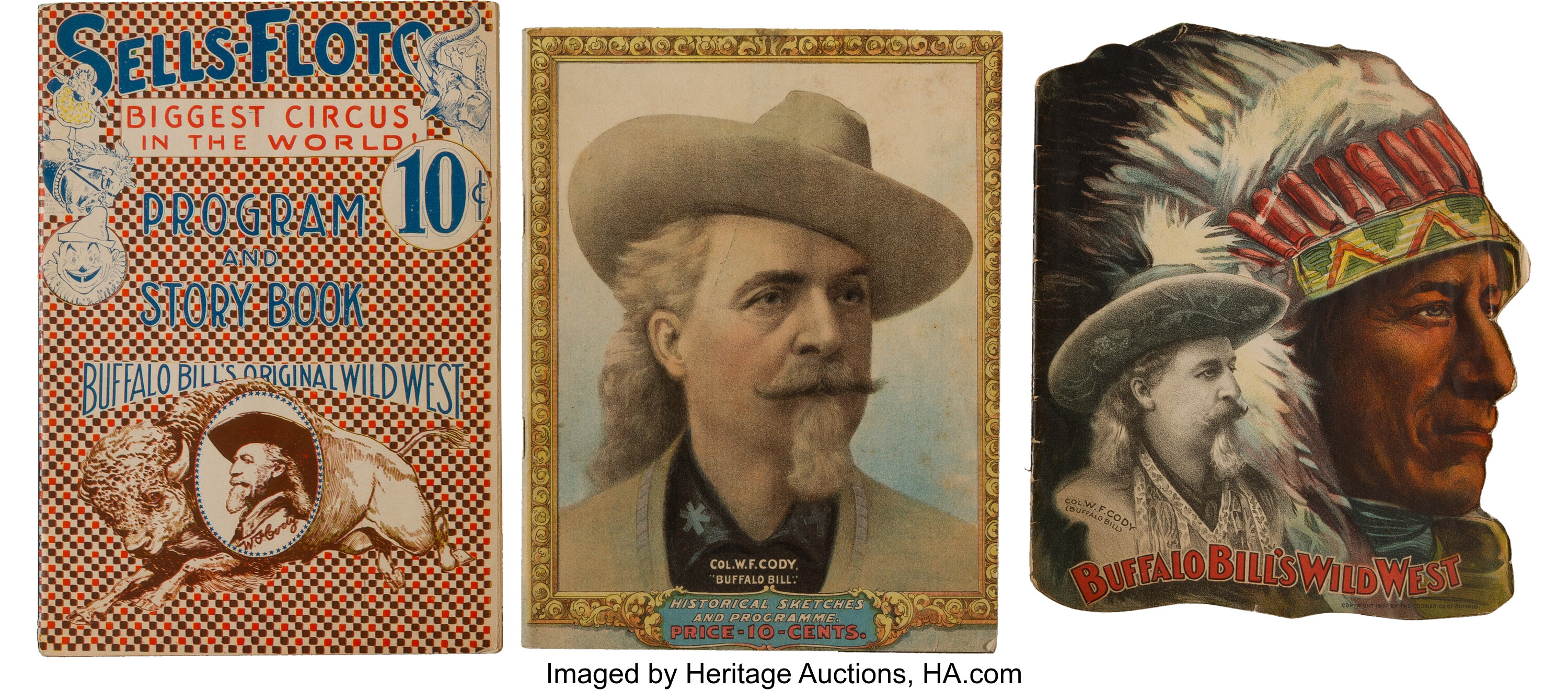 Sold at Auction: UNIQUE BUFFALO BILL PHOTO