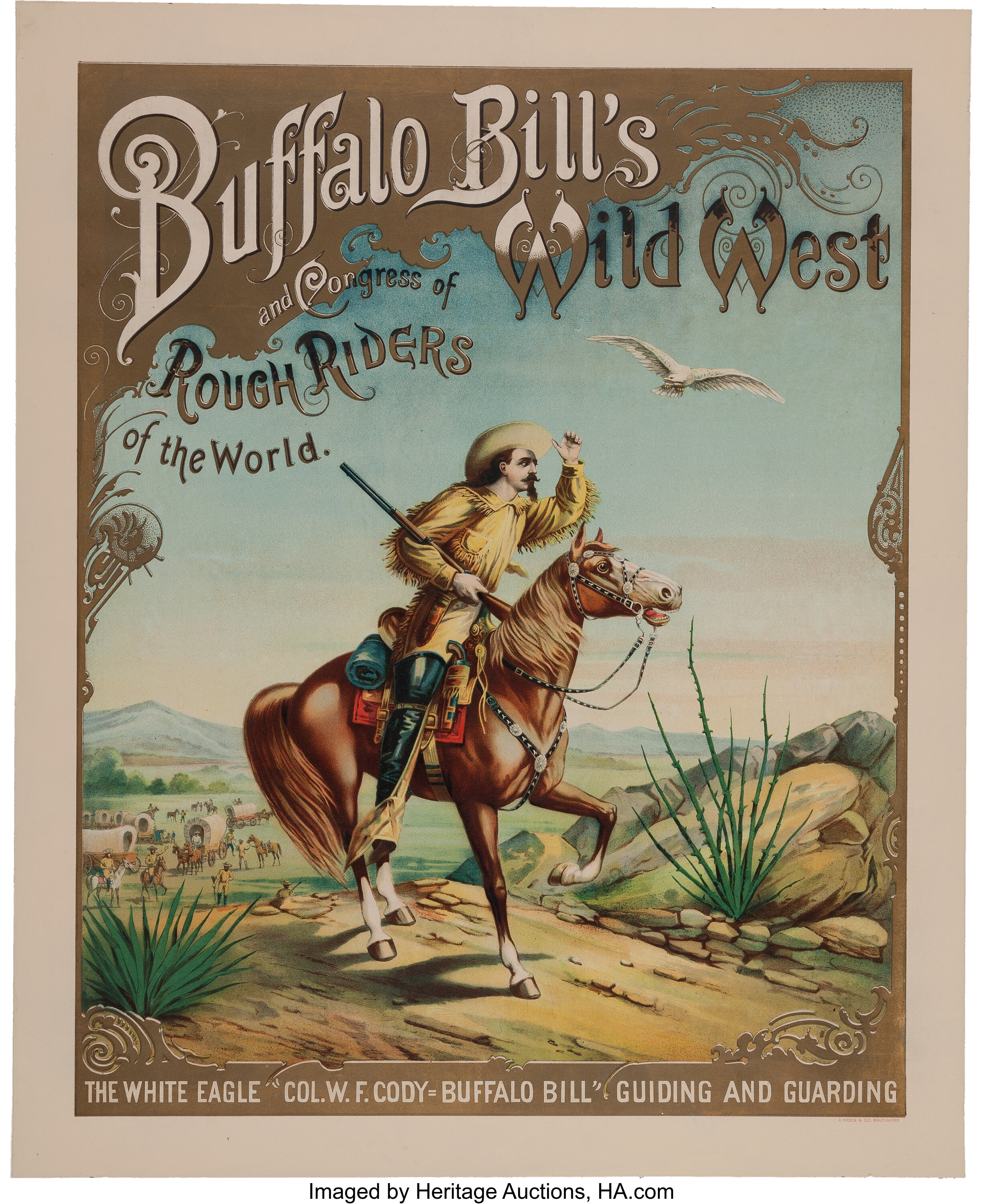 Buffalo Bill's Wild West Vintage Poster