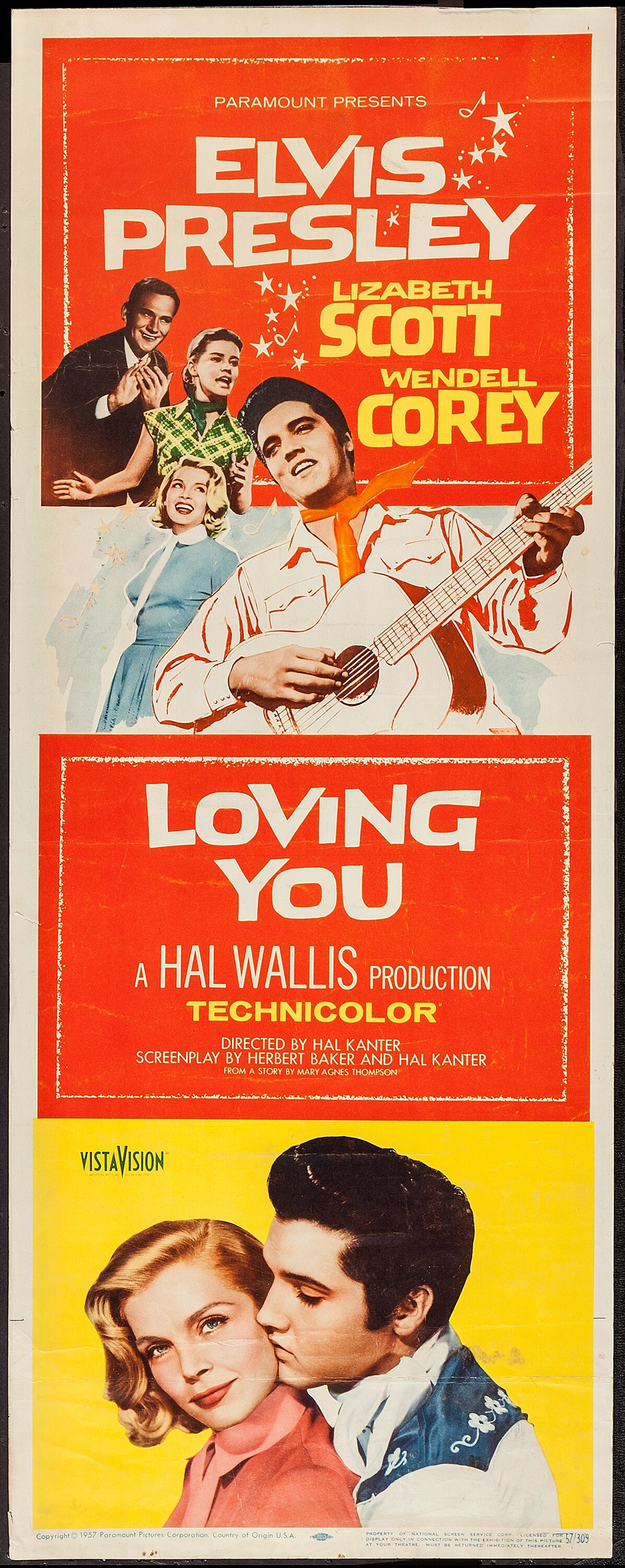 Loving You (Paramount, 1957). Insert (14