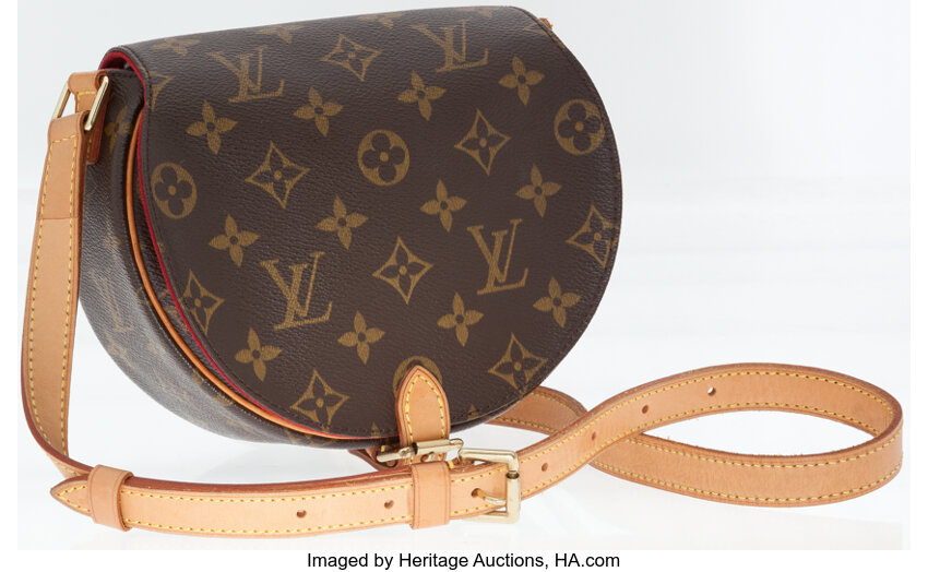 Sold at Auction: A Louis Vuitton leather and monogram canvas Sac