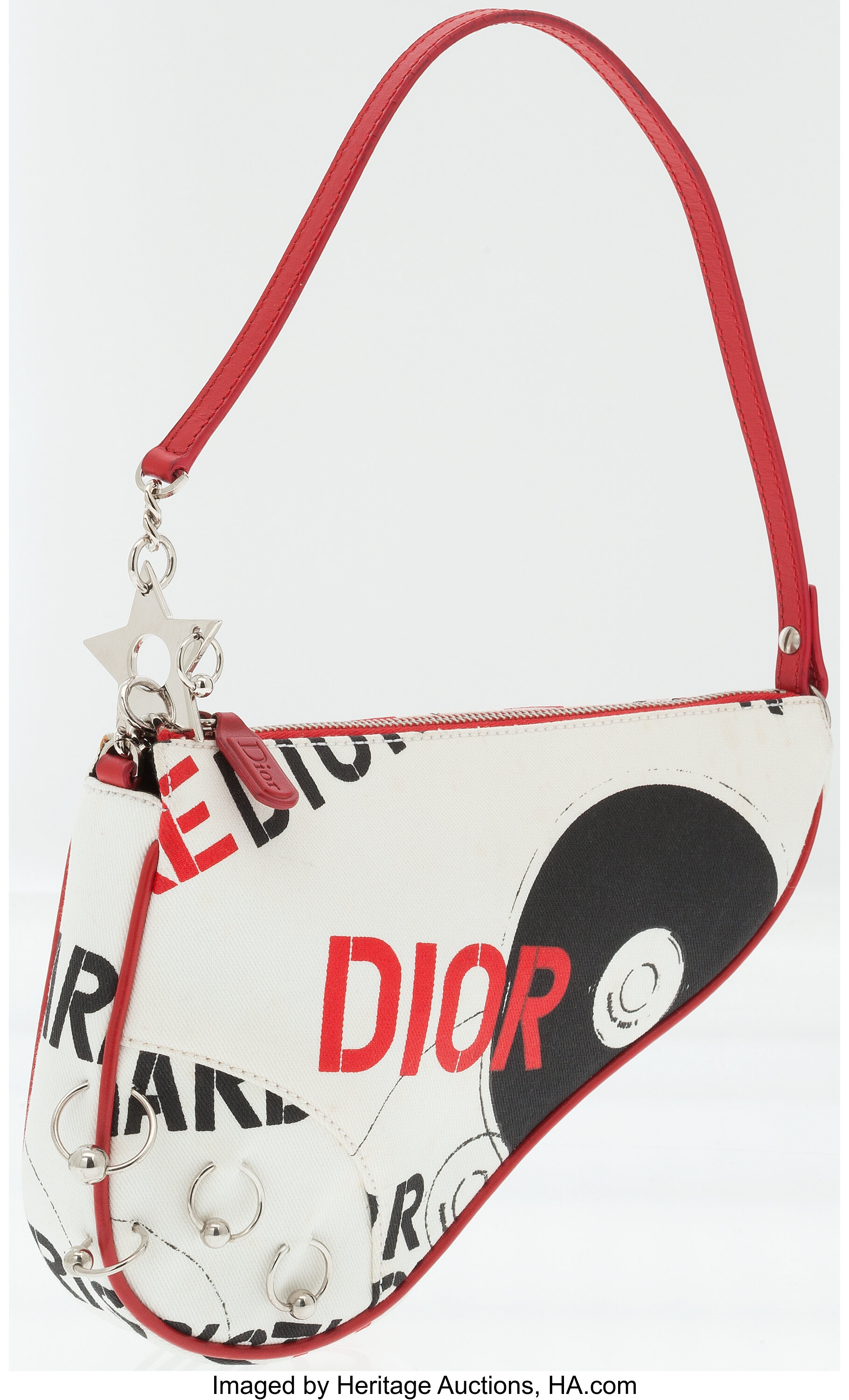 Sold at Auction: Dior Suddle Key Holder Pouch