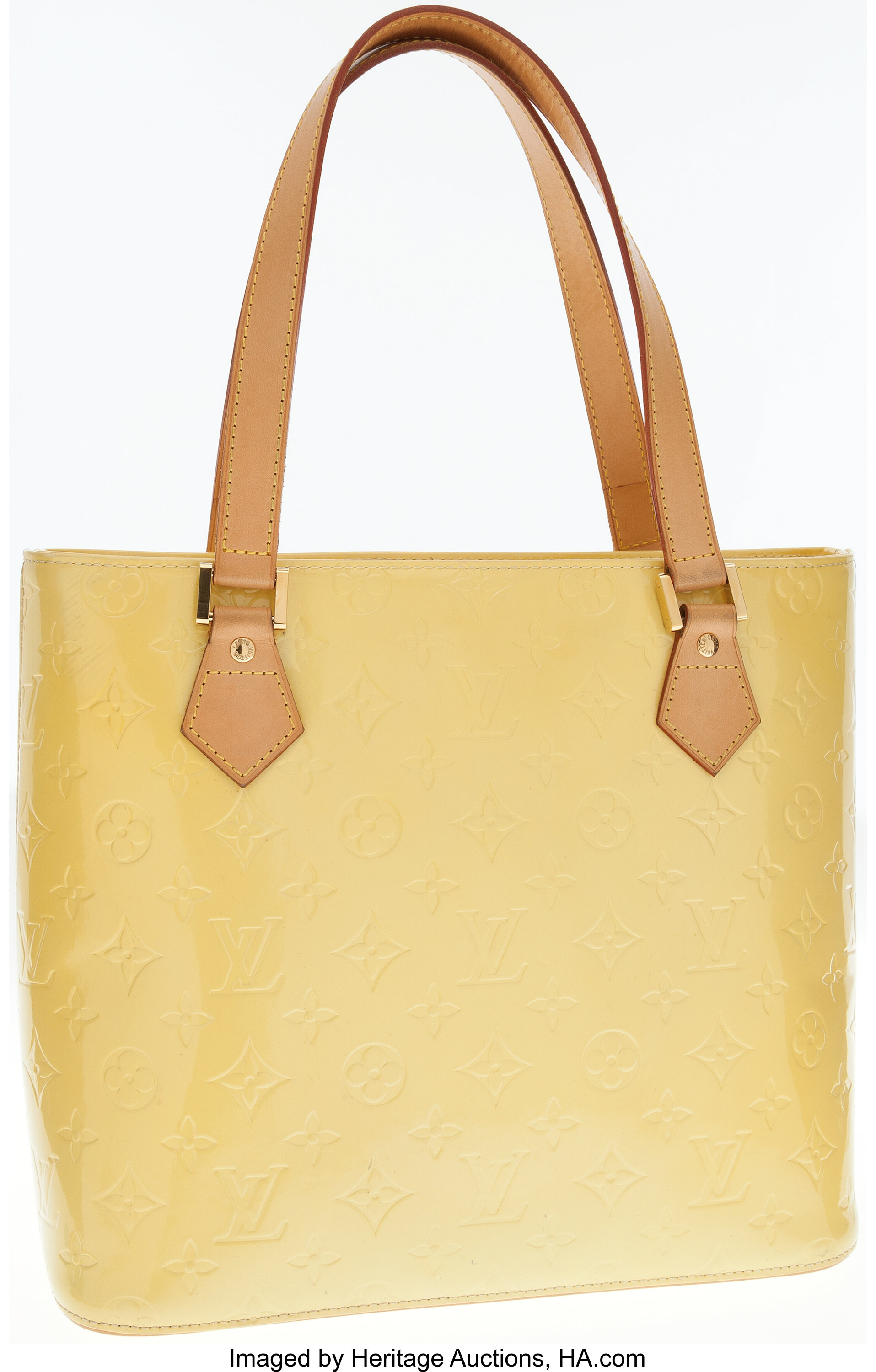 Louis Vuitton // Yellow Vernis Houston Bag – VSP Consignment