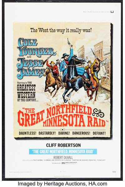 The Great Northfield Minnesota Raid Other Lot Universal 1972 Lot Heritage Auctions