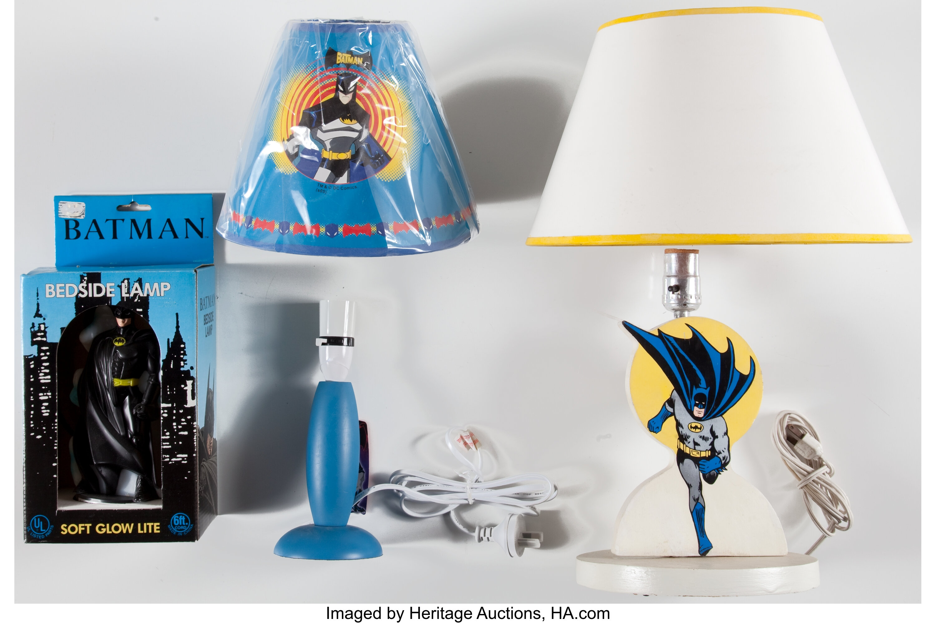 Batman Lamp Group 1977 2005 Total 5 Items Memorabilia Lot 11403 Heritage Auctions