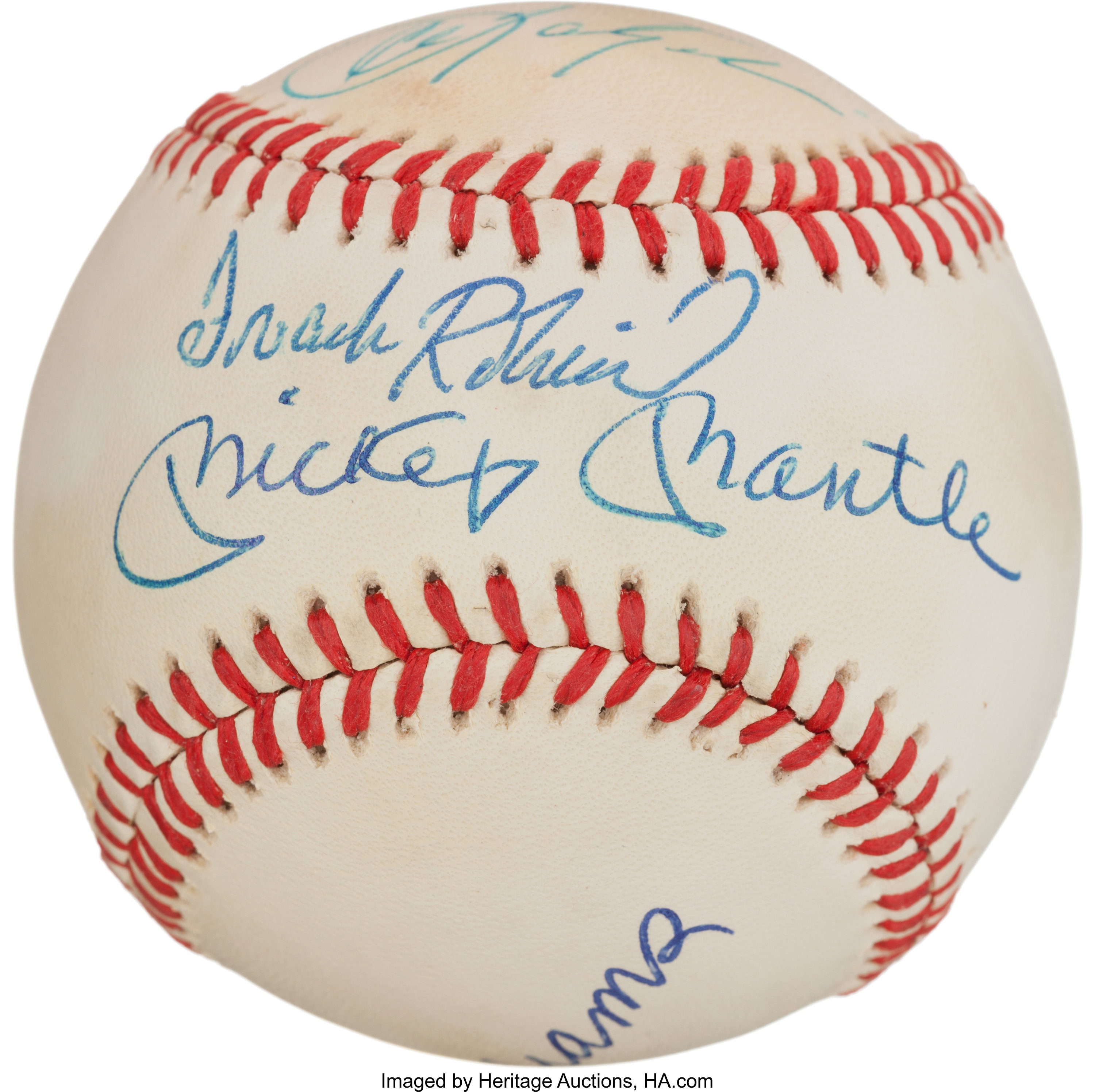 Triple Crown Winners Multi Signed Baseball (4 Signatures).... | Lot ...