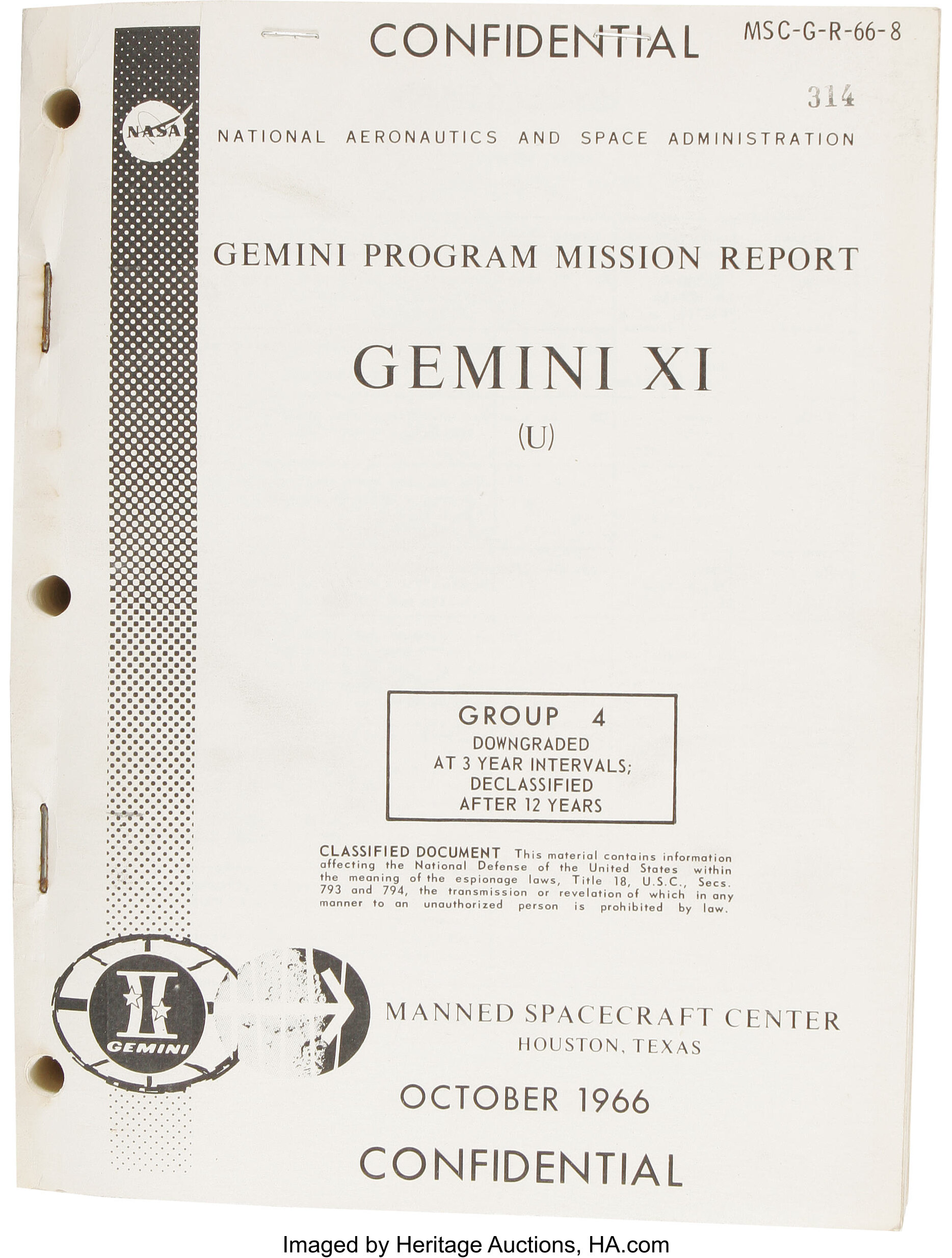 gemini 4 spacecraft documents