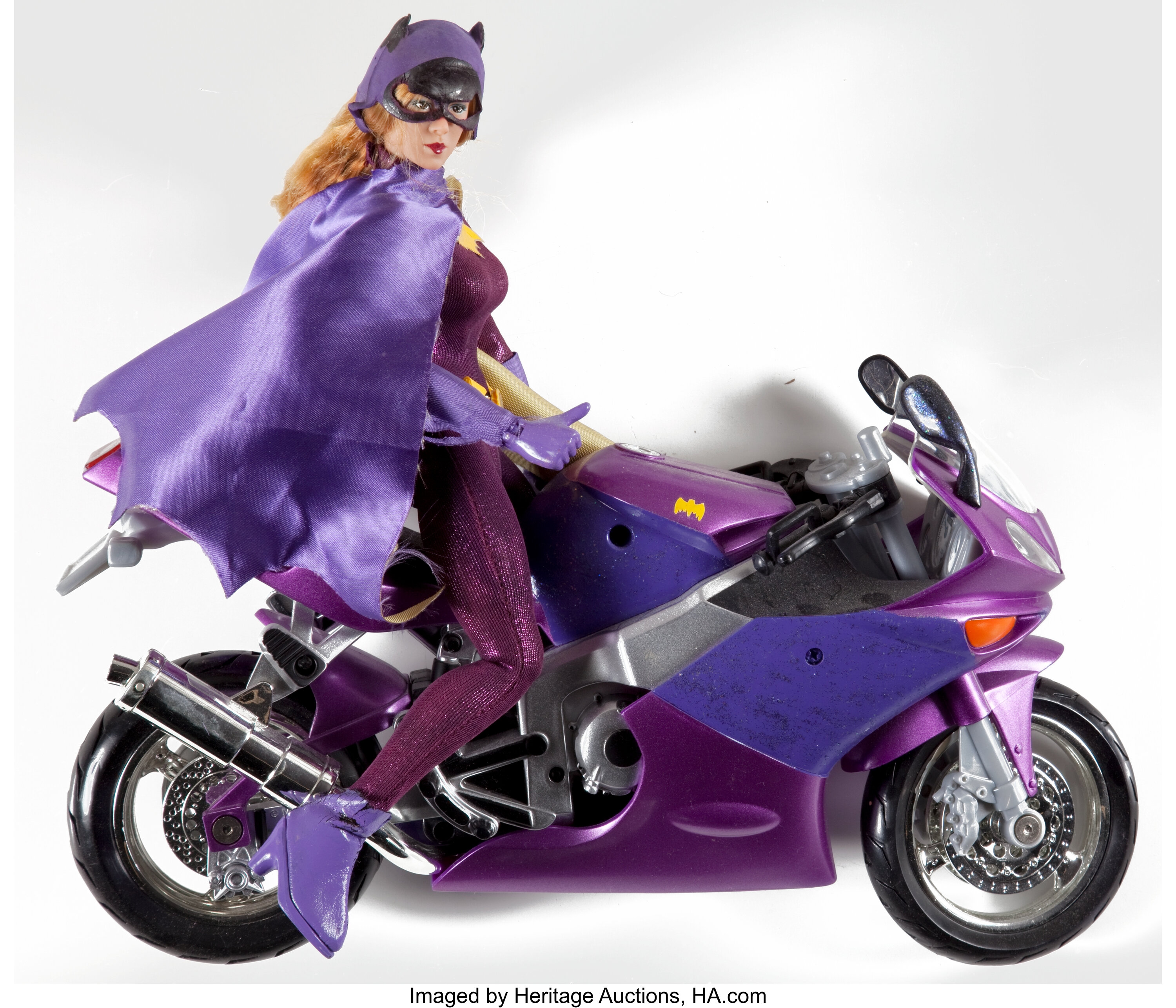 Batgirl and Batcycle (Mattel, 2003).... (Total: 2 Items) | Lot