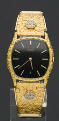 Seiko Gent's Diamond & Gold Nugget Watch. ... Timepieces | Lot #74008 |  Heritage Auctions