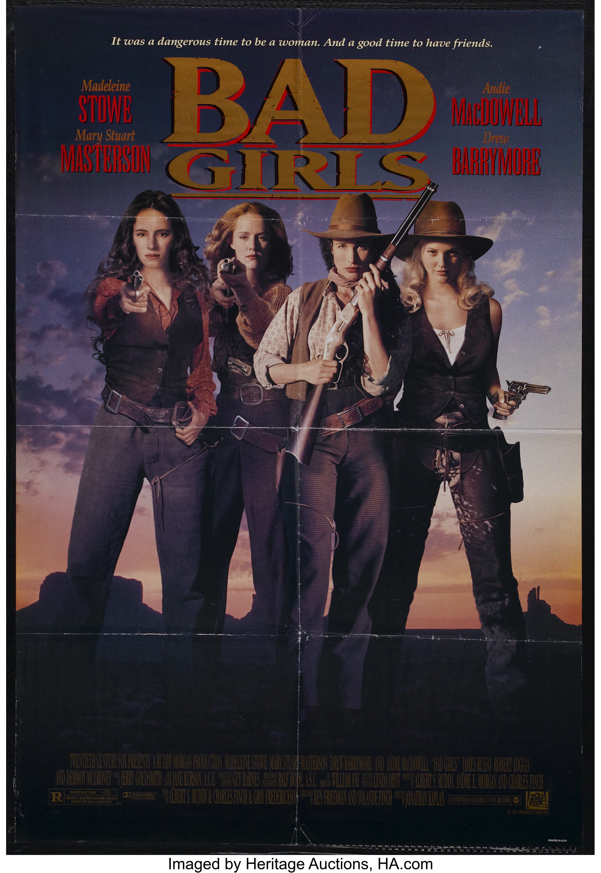 Bad Girls (20th Century Fox, 1994). One Sheet (27