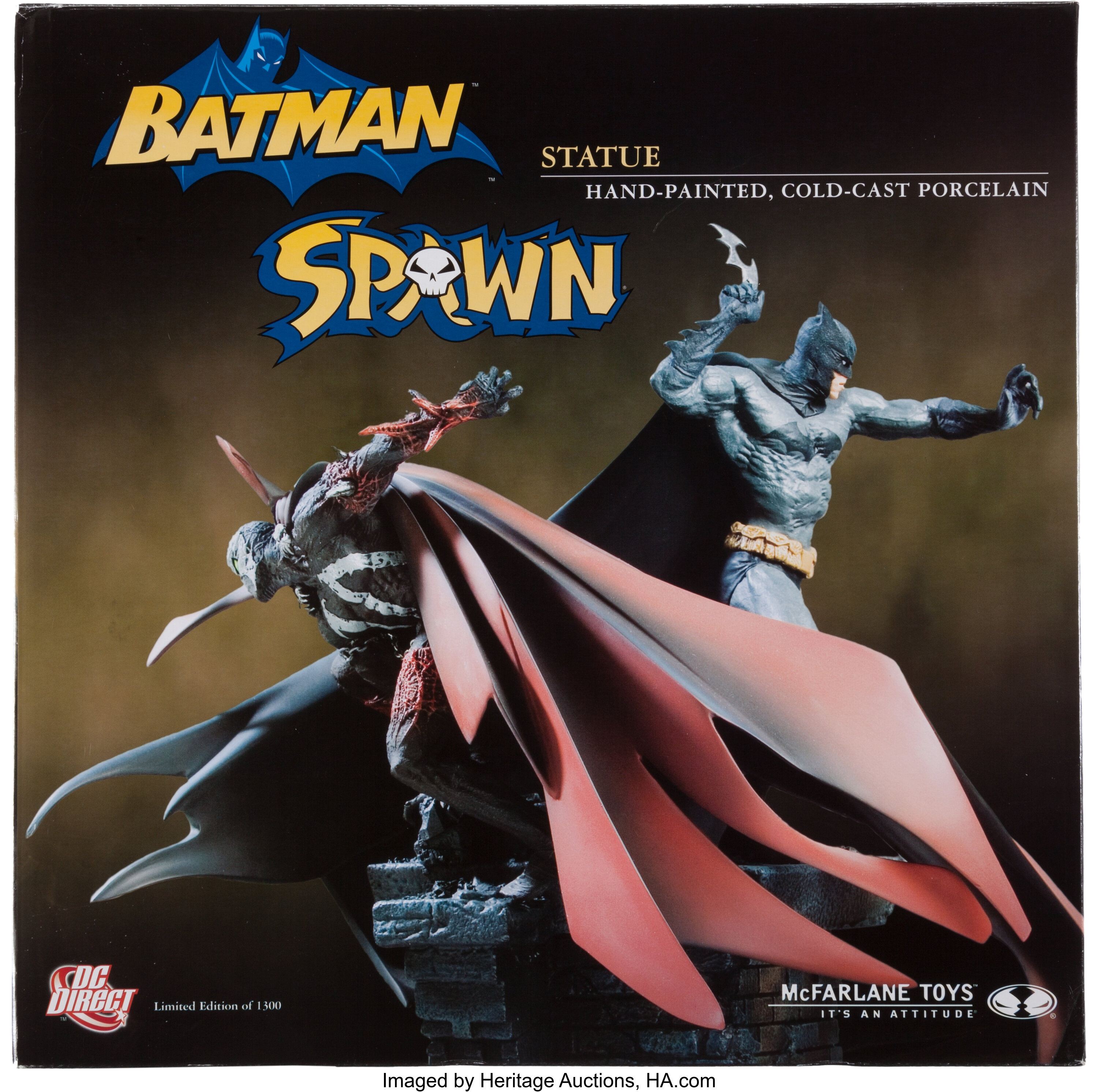 Batman Spawn Limited Edition Statue 444 1300 Dc Direct Mcfarlane Lot 13509 Heritage Auctions