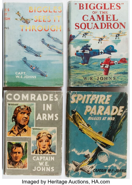 W E Johns Group Of Four Early Edition Biggles Books Various Lot 94103 Heritage Auctions