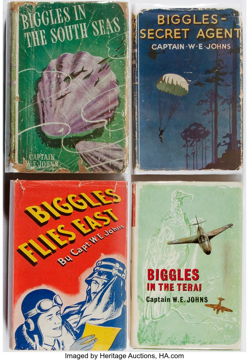 W E Johns Group Of Four First Edition Biggles Books Various Lot 94101 Heritage Auctions