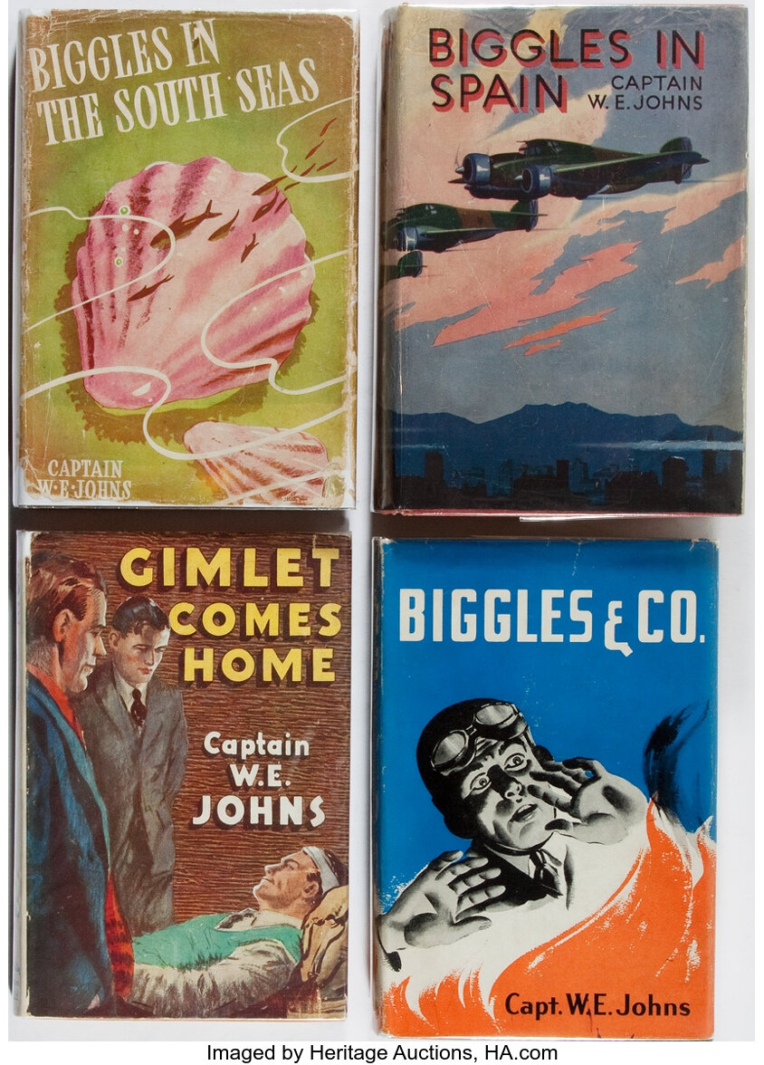 W E Johns Group Of Four Early Edition Mostly Biggles Books Lot 94100 Heritage Auctions