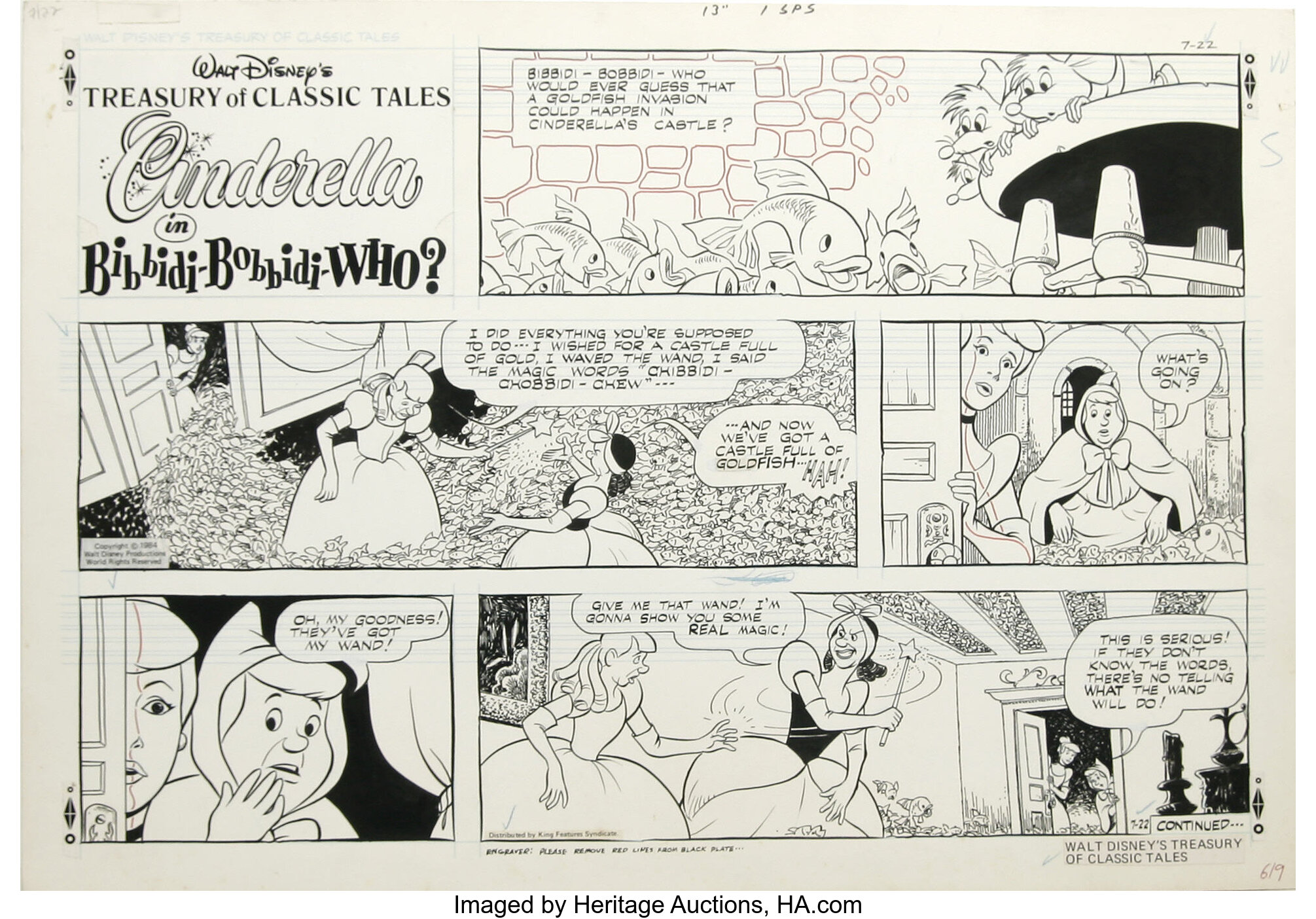 Richard Moore Walt Disneys Treasury Of Classic Tales Sunday Comic Lot 6259 Heritage Auctions 