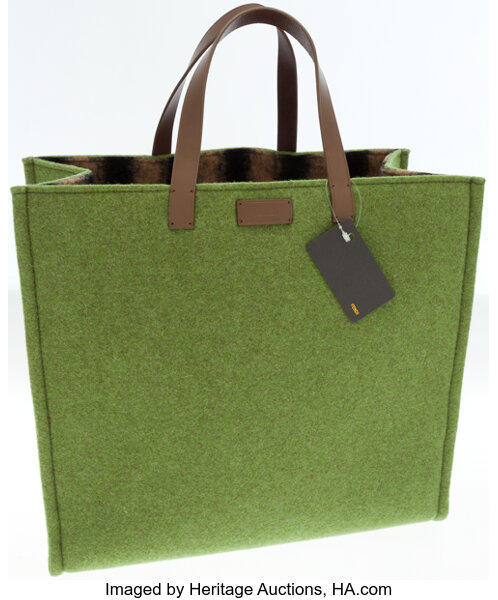 At Auction: Vintage Fendi Monogram Handbag & Tote Bag