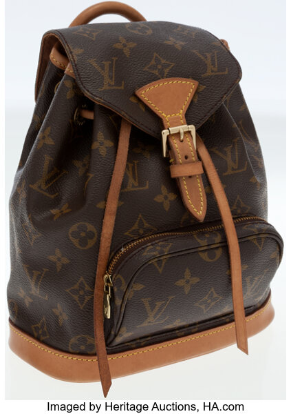 At Auction: Louis Vuitton, Louis Vuitton Monogram Canvas Montsouris MM  Backpack