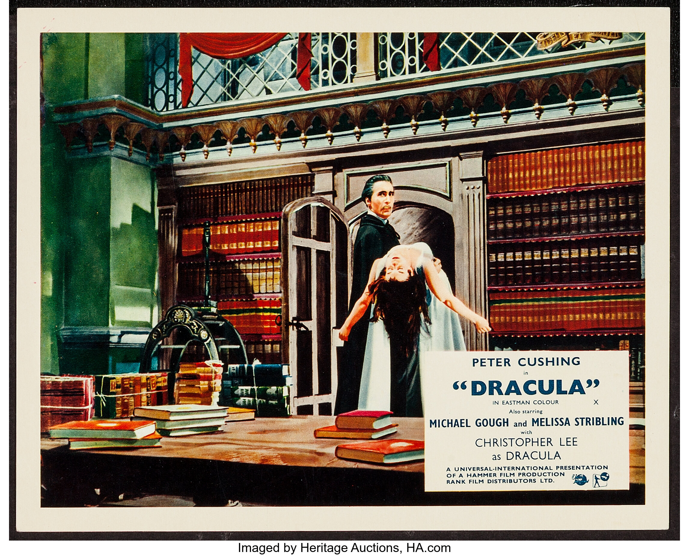 Horror of Dracula (Rank, 1958). British Front of House Mini Lobby | Lot ...