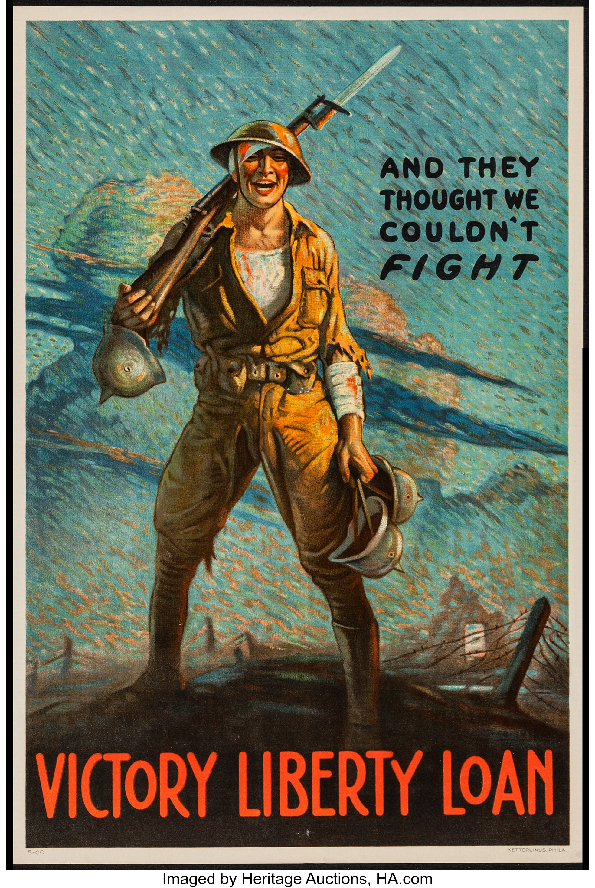 World War I Propaganda (U.S. Government, 1919). Poster (20" X 30