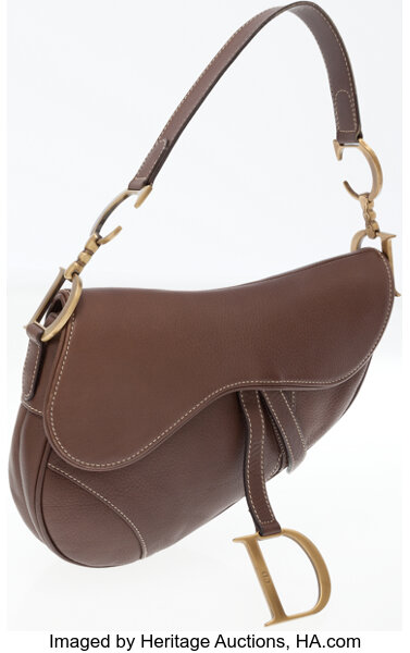 Christian Dior Mini Saddle Bag - Brown Handle Bags, Handbags - CHR360195