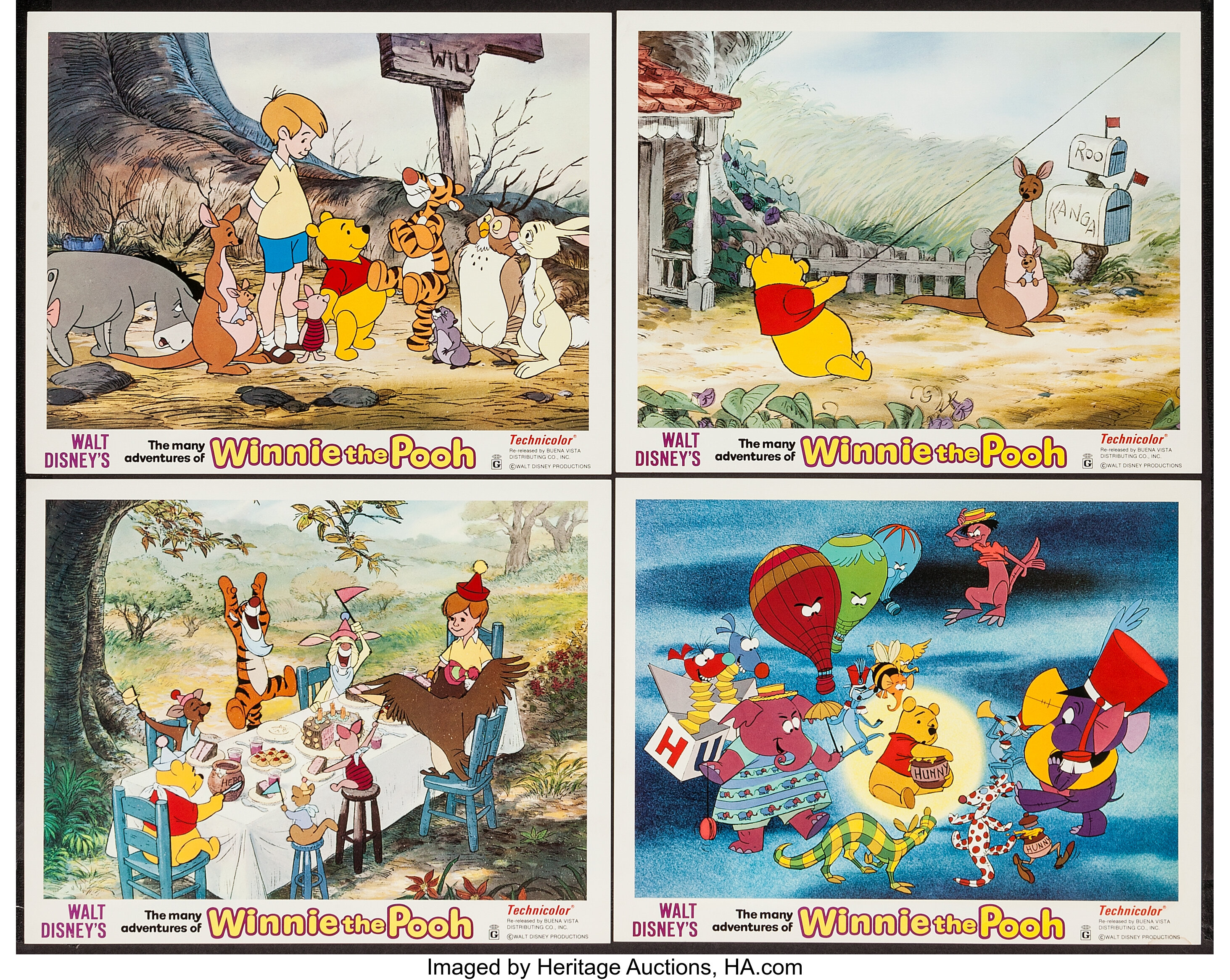 the many adventures of winnie the pooh dvd menu